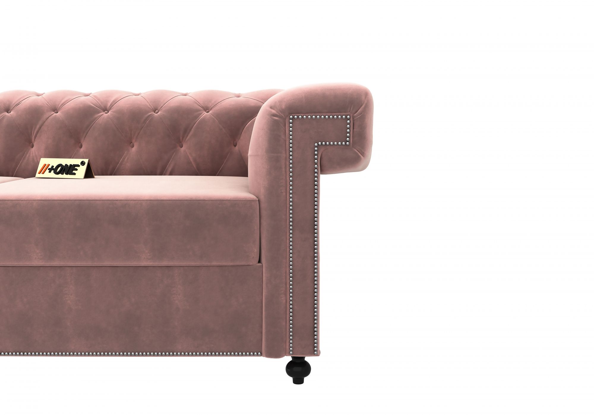 Octa Rose Dust 2 Seater Sofa
