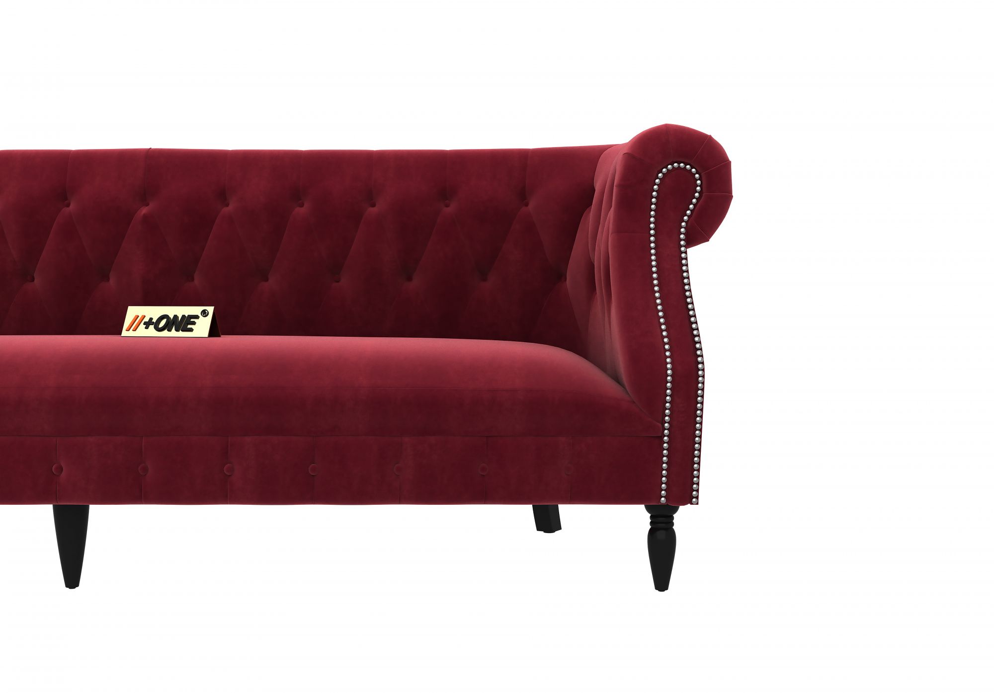 Baron Pomegranate 3 Seater Sofa