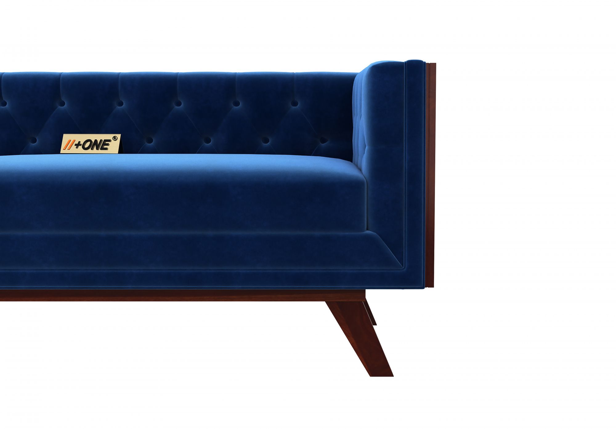 Syros Indigo Blue 4 Seater Sofa