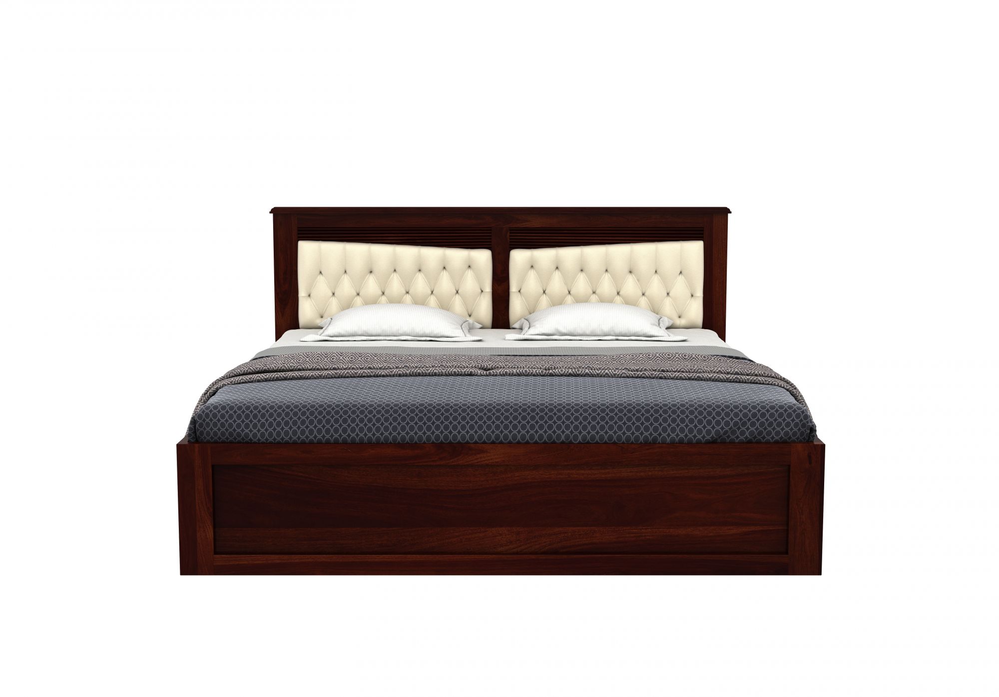 Spanish Sheesham Wood Bed With Box Storage