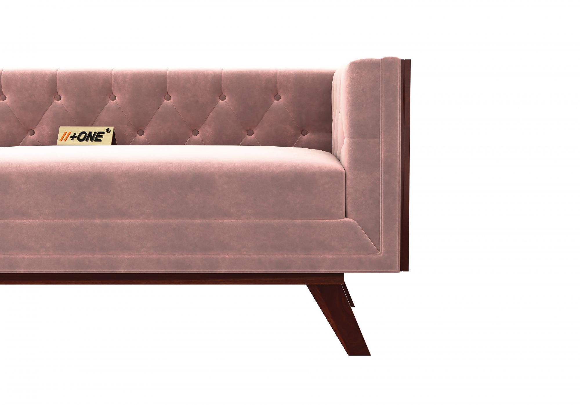 Syros Rose Dust 4 Seater Sofa