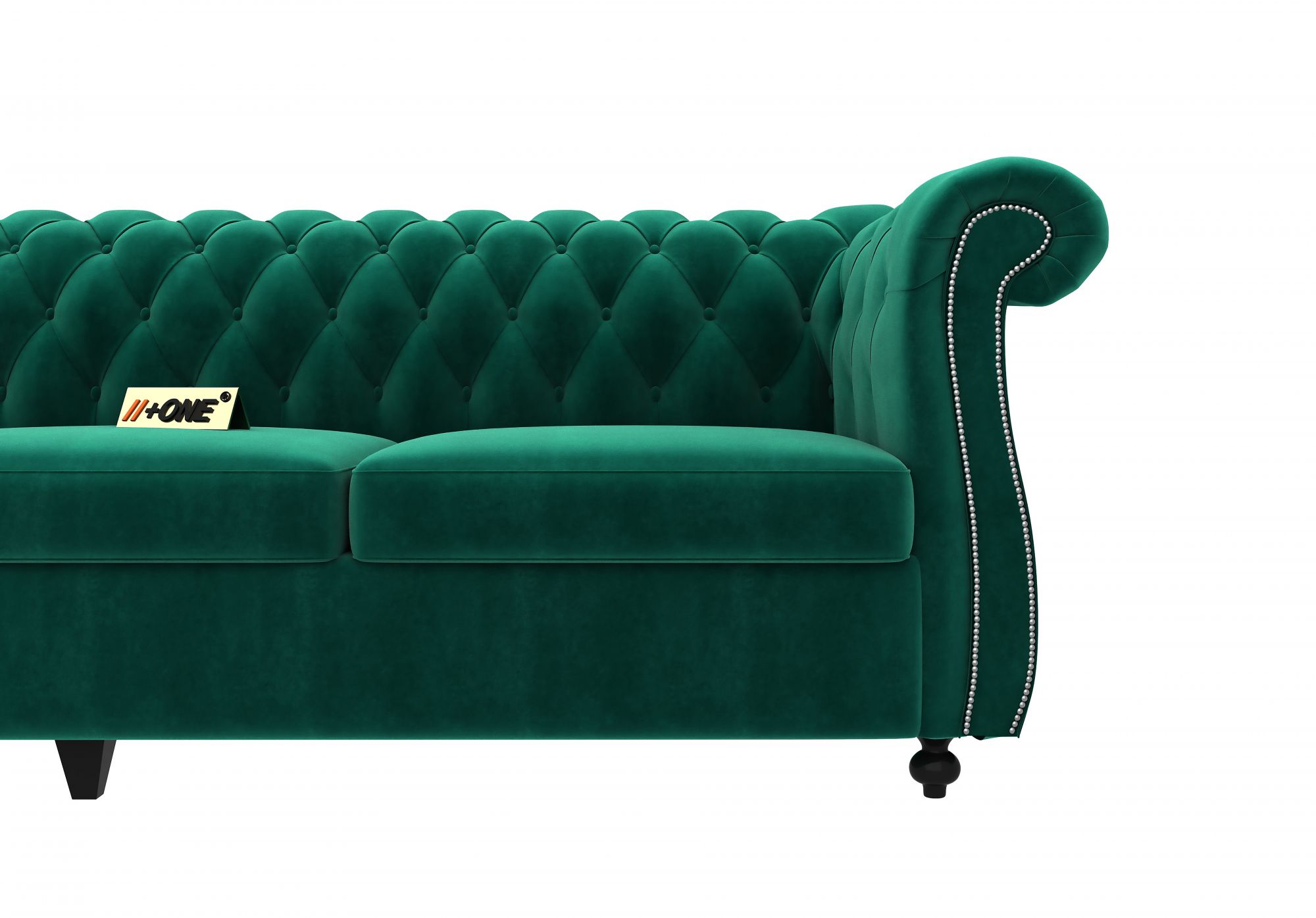 Lord Emerald Green 3 Seater Sofa