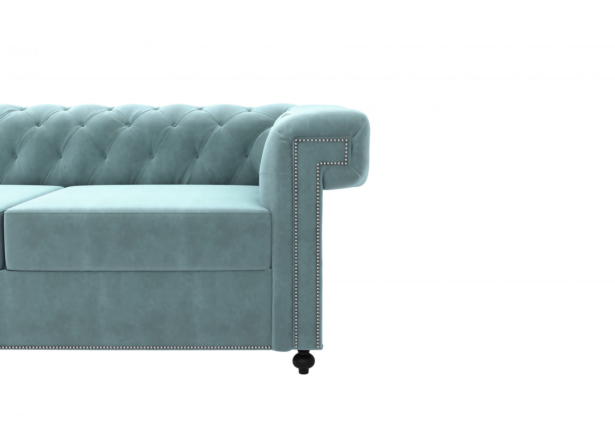 Octa Dusk Blue 3 Seater Sofa