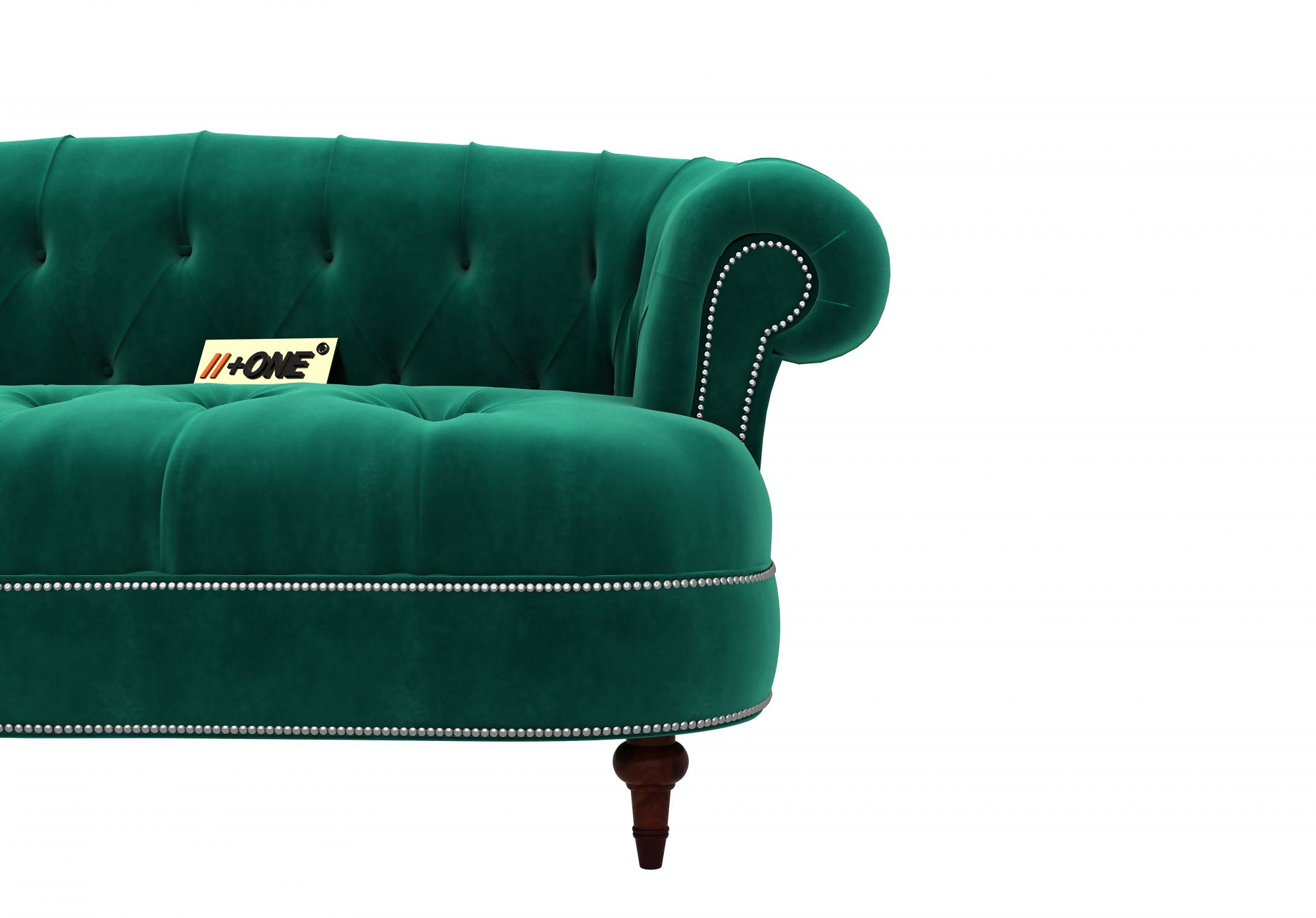 Duke Emerald Green 2 Seater Sofa