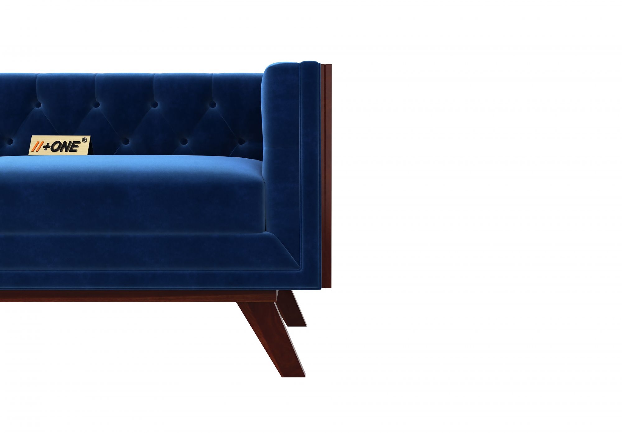 Syros Indigo Blue 3 Seater Sofa