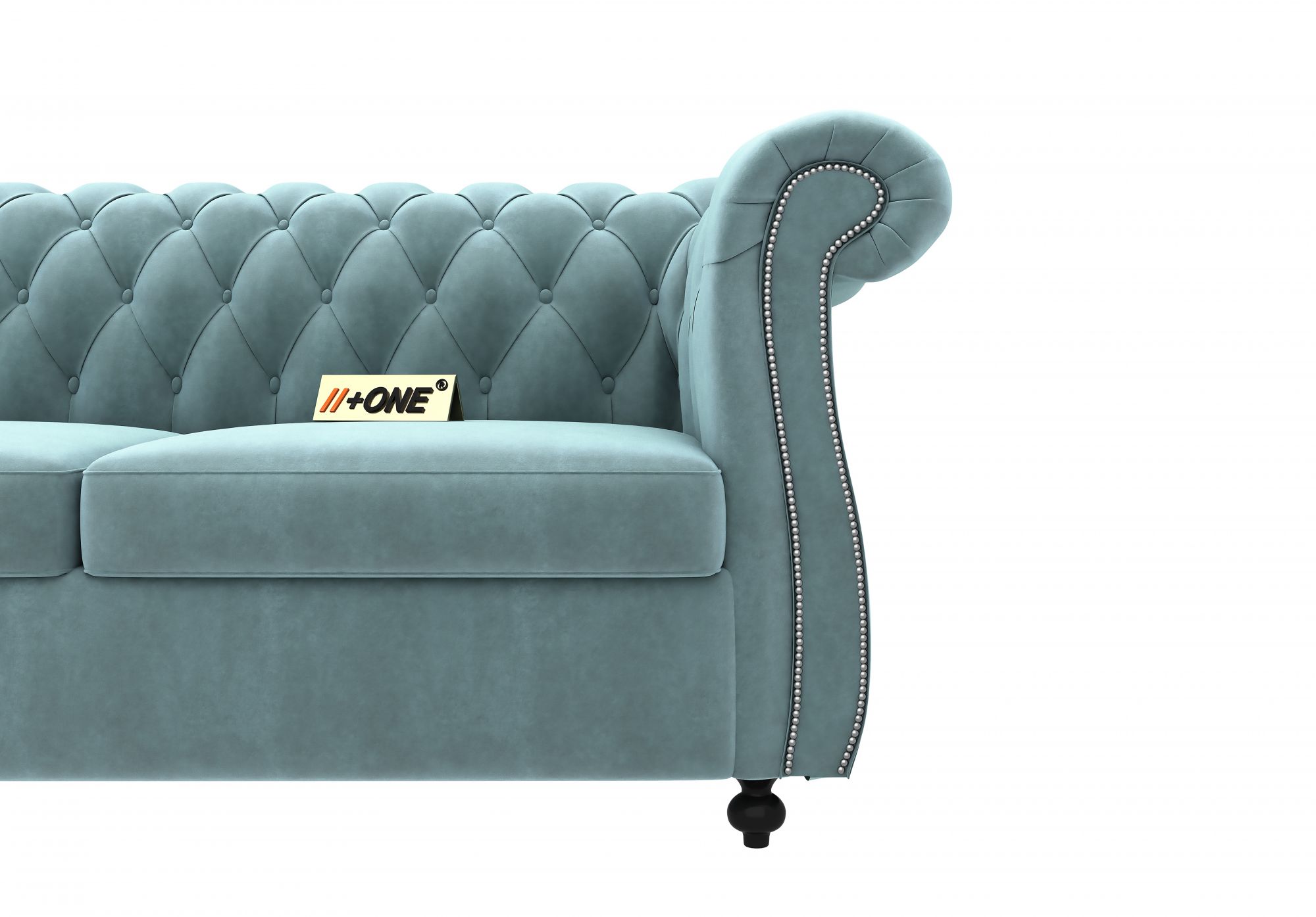 Lord Dusk Blue 2 Seater Sofa