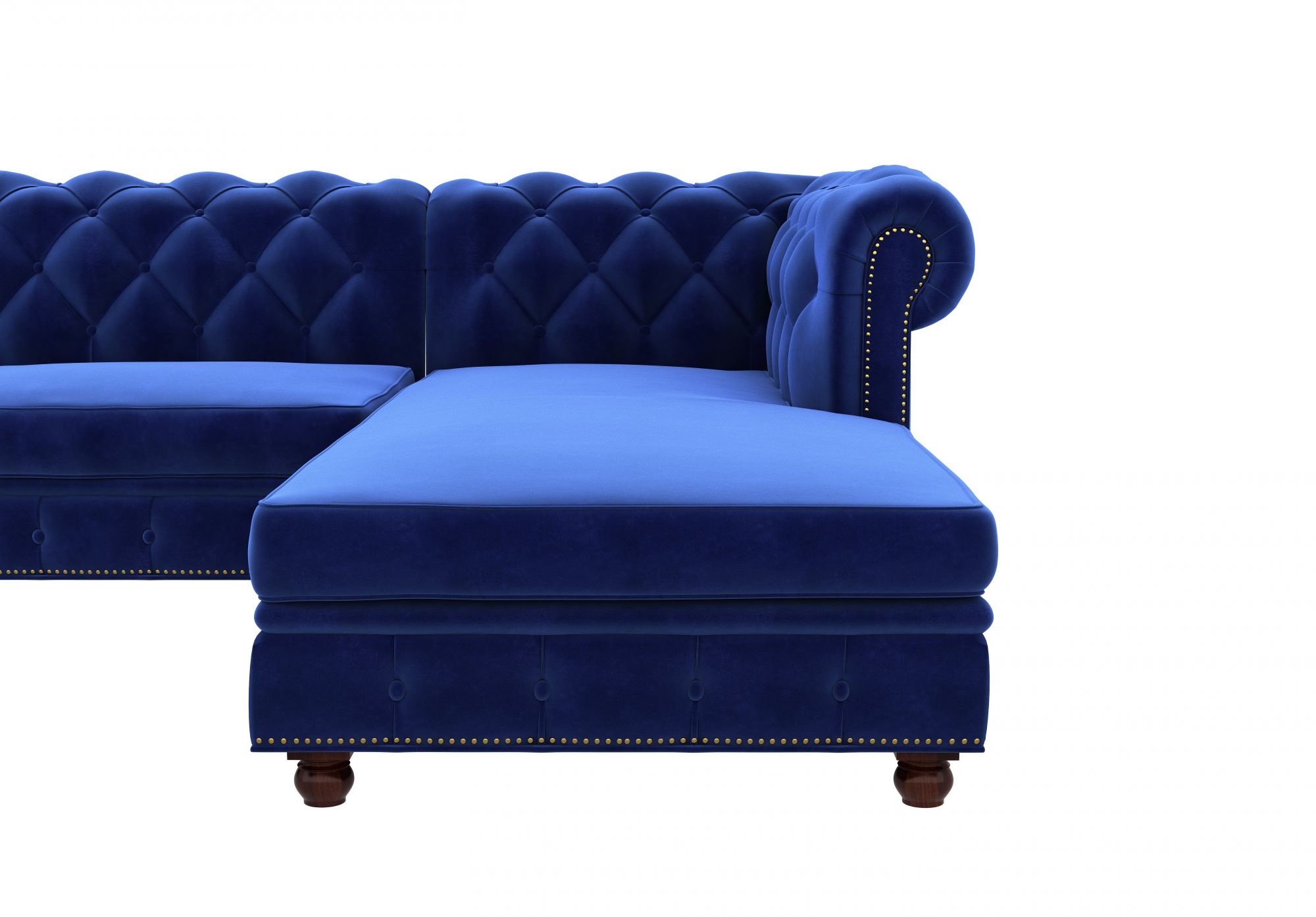 Windsor Blue L Shape Sofa Set