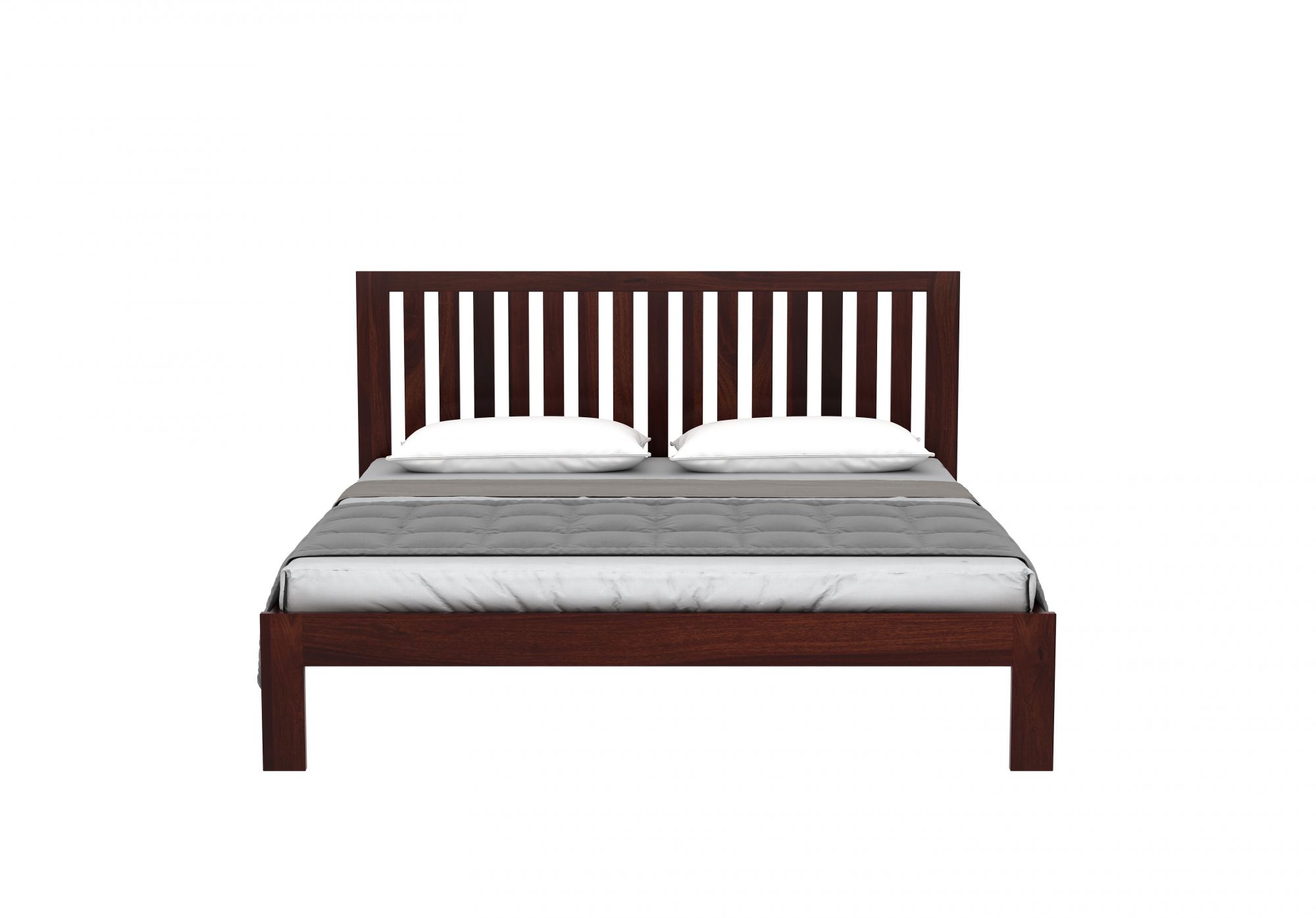 Caviar Sheesham Wood Bed Without Storage