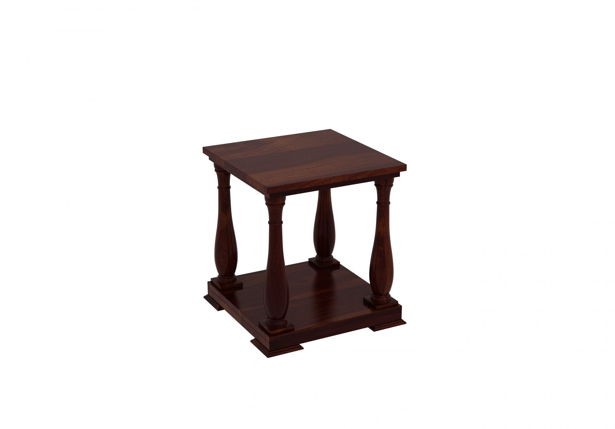 Aster Sheesham Wood Side Table