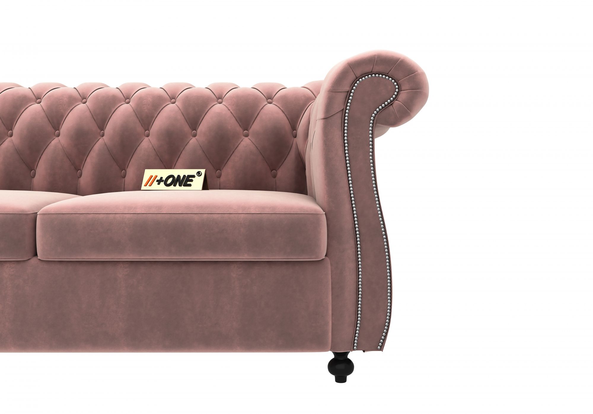 Lord Rose Dust 2 Seater Sofa