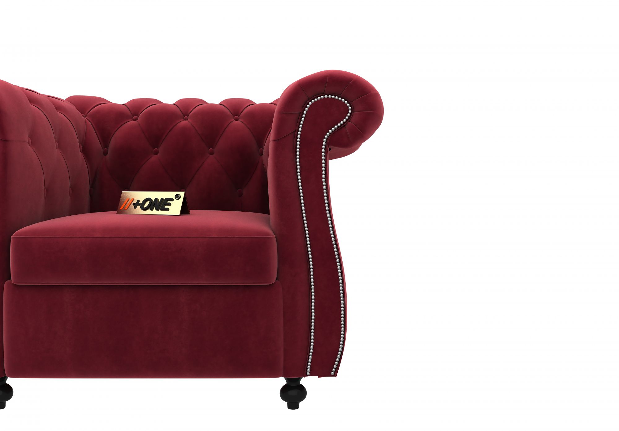 Lord Pomegranate 1 Seater Sofa