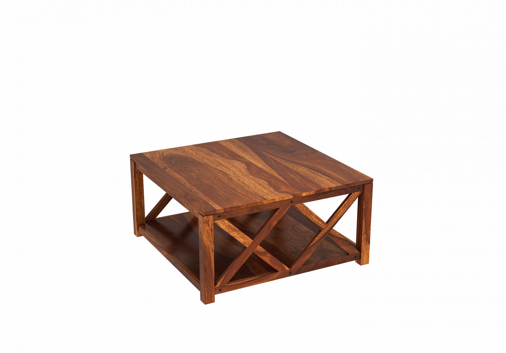 Bliss Wooden Center Table Walnut