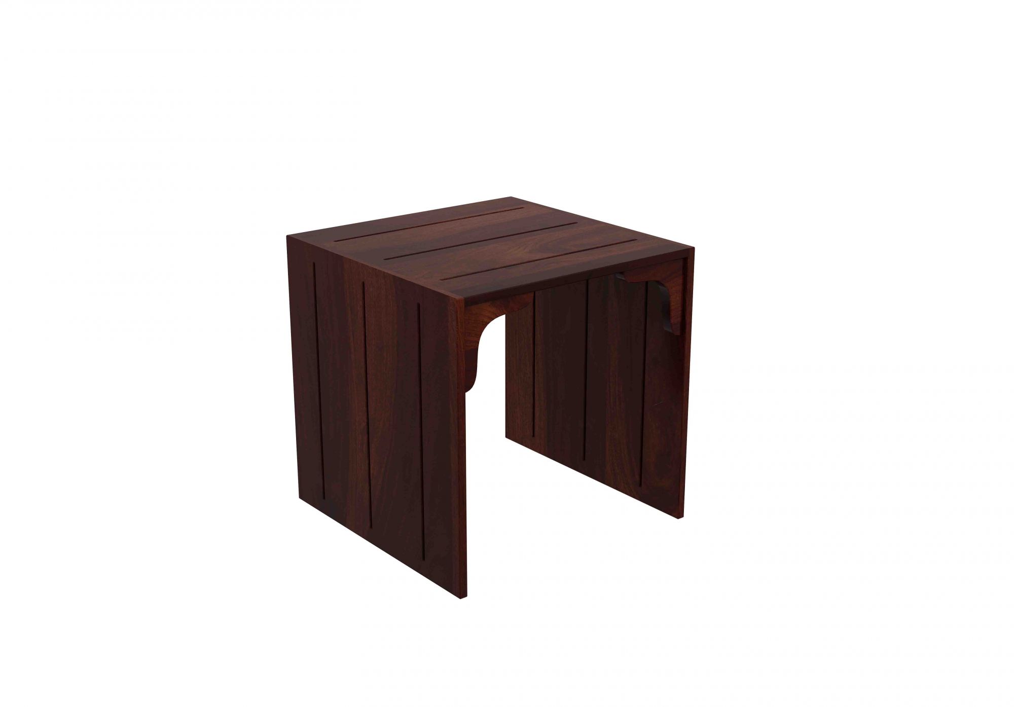 U Wooden Side Table