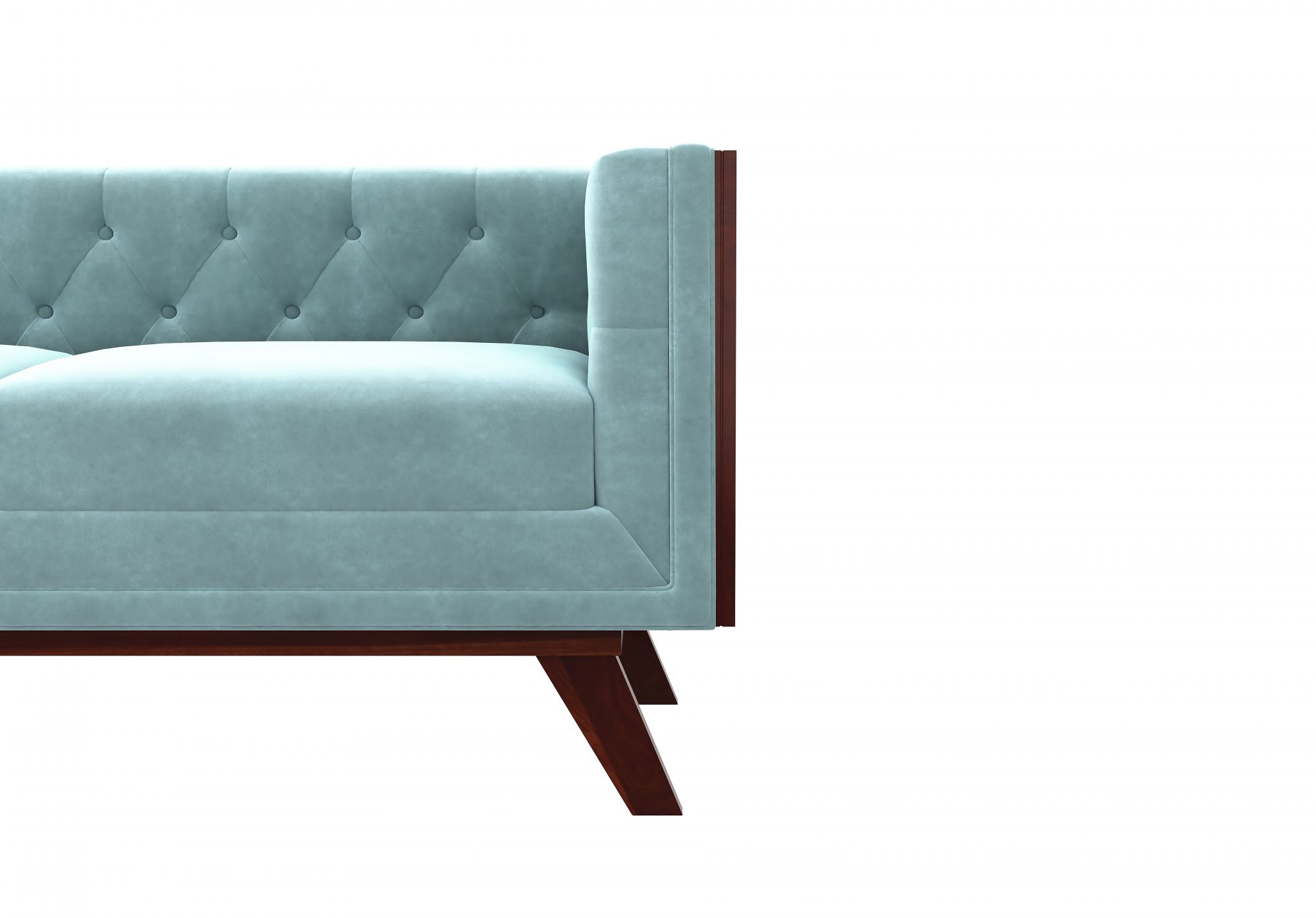 Syros Dusk Blue 2 Seater Sofa