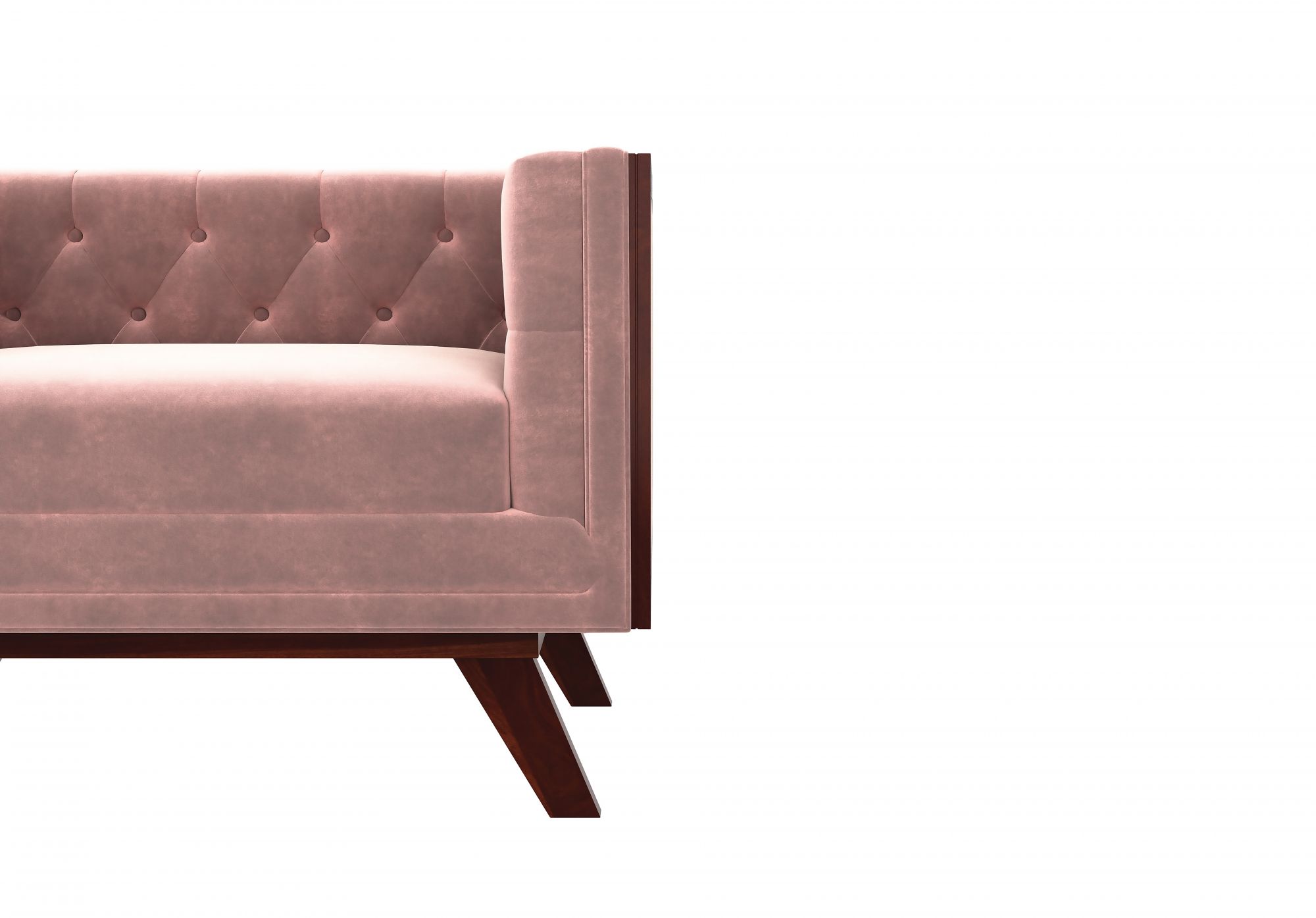 Syros Rose Dust 1 Seater Sofa