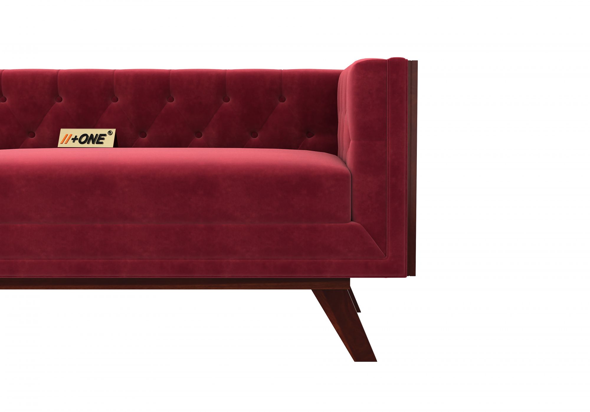 Syros Pomegranate 4 Seater Sofa