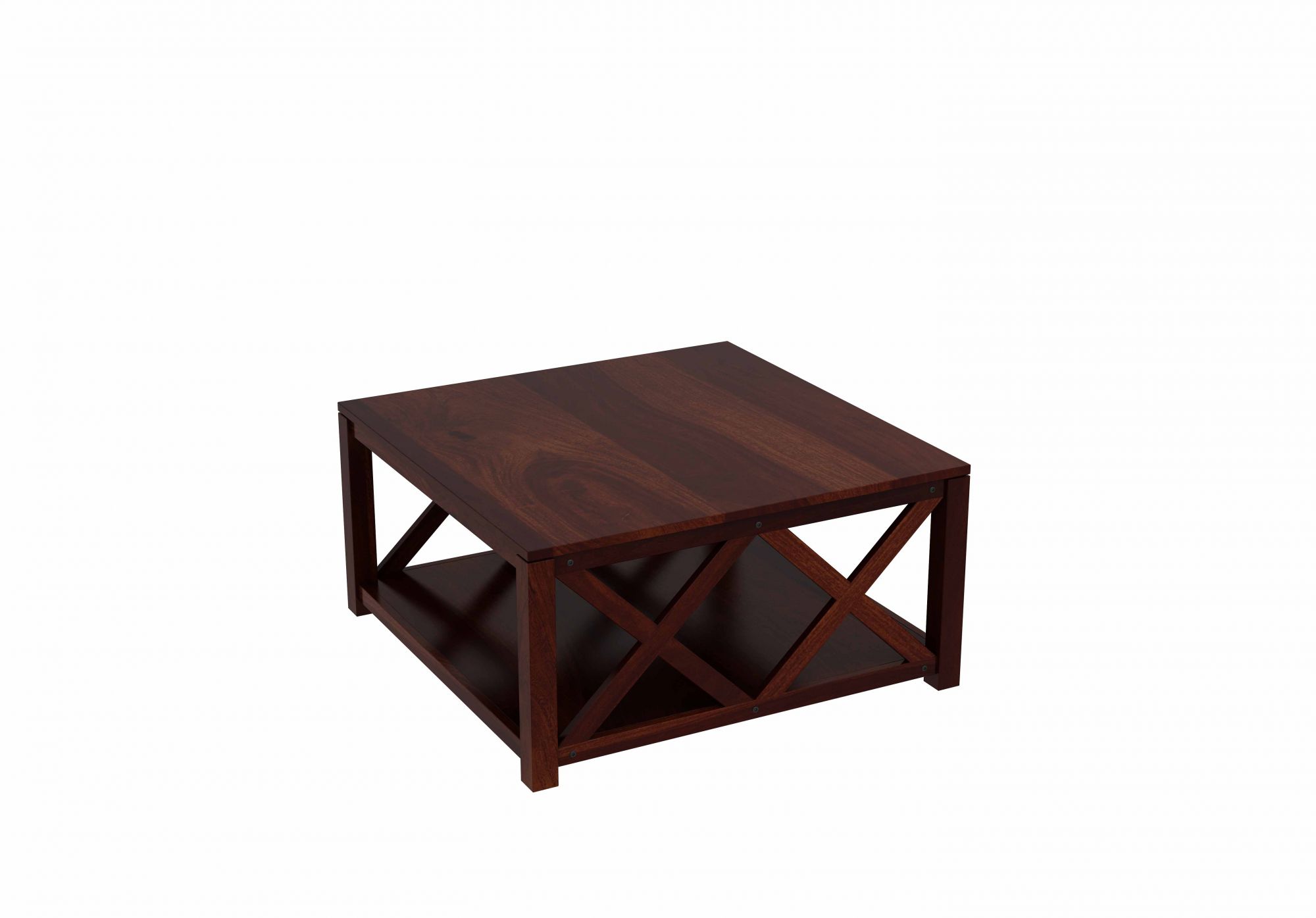 Bliss Wooden Center Table Walnut