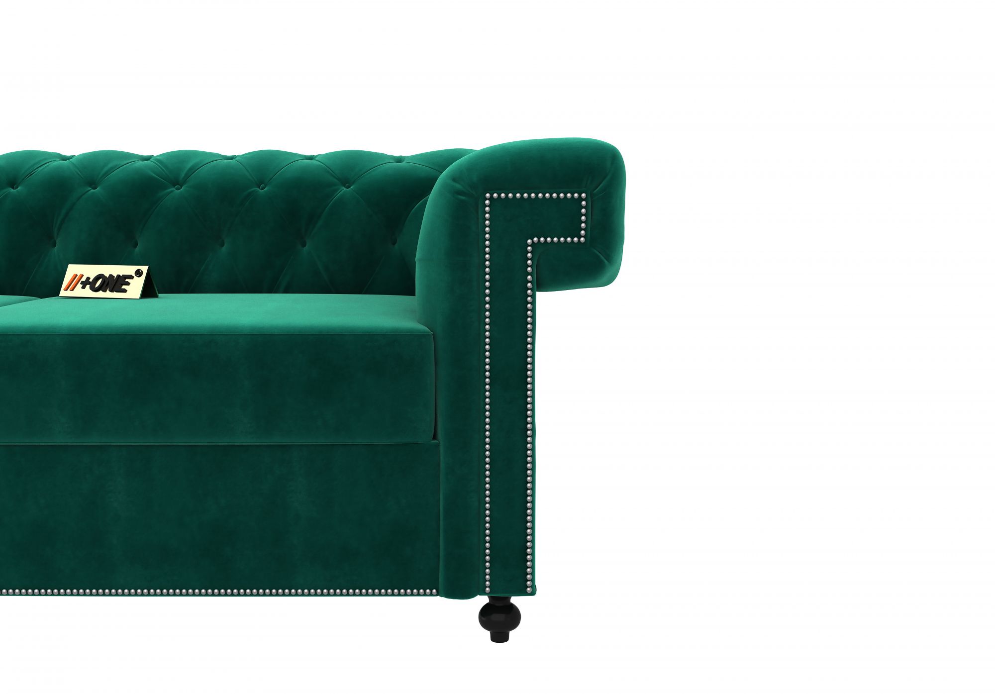 Octa Emerald Green 2 Seater Sofa