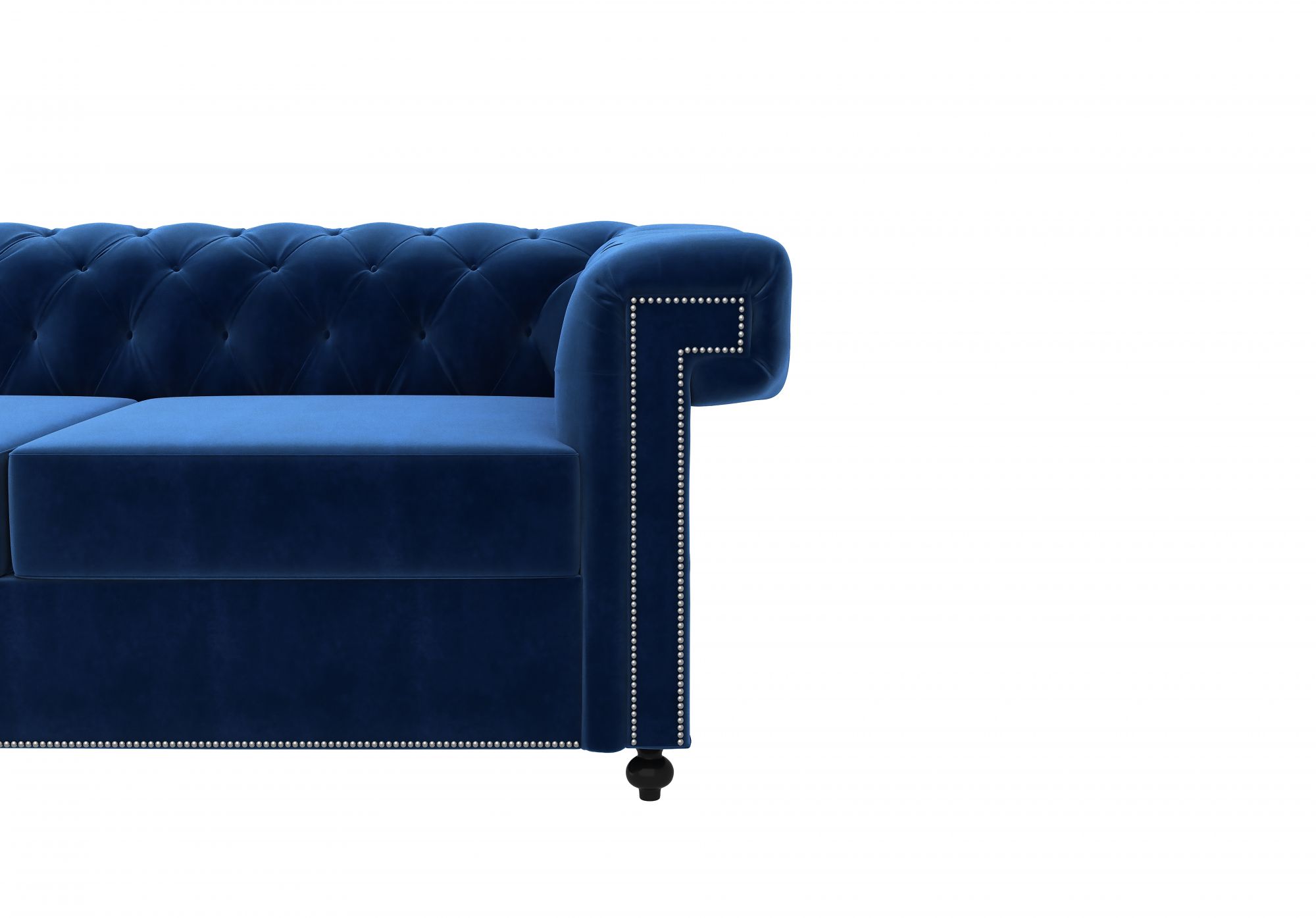 Octa Indigo Blue 3 Seater Sofa
