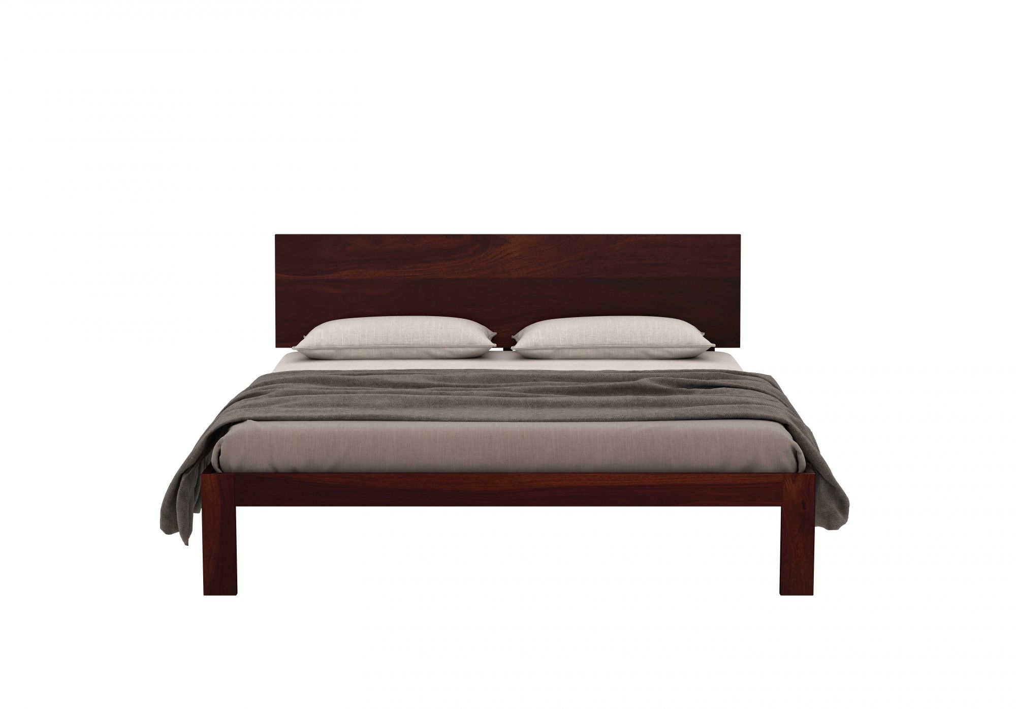 Samos Sheesham Wood Bed Without Storage