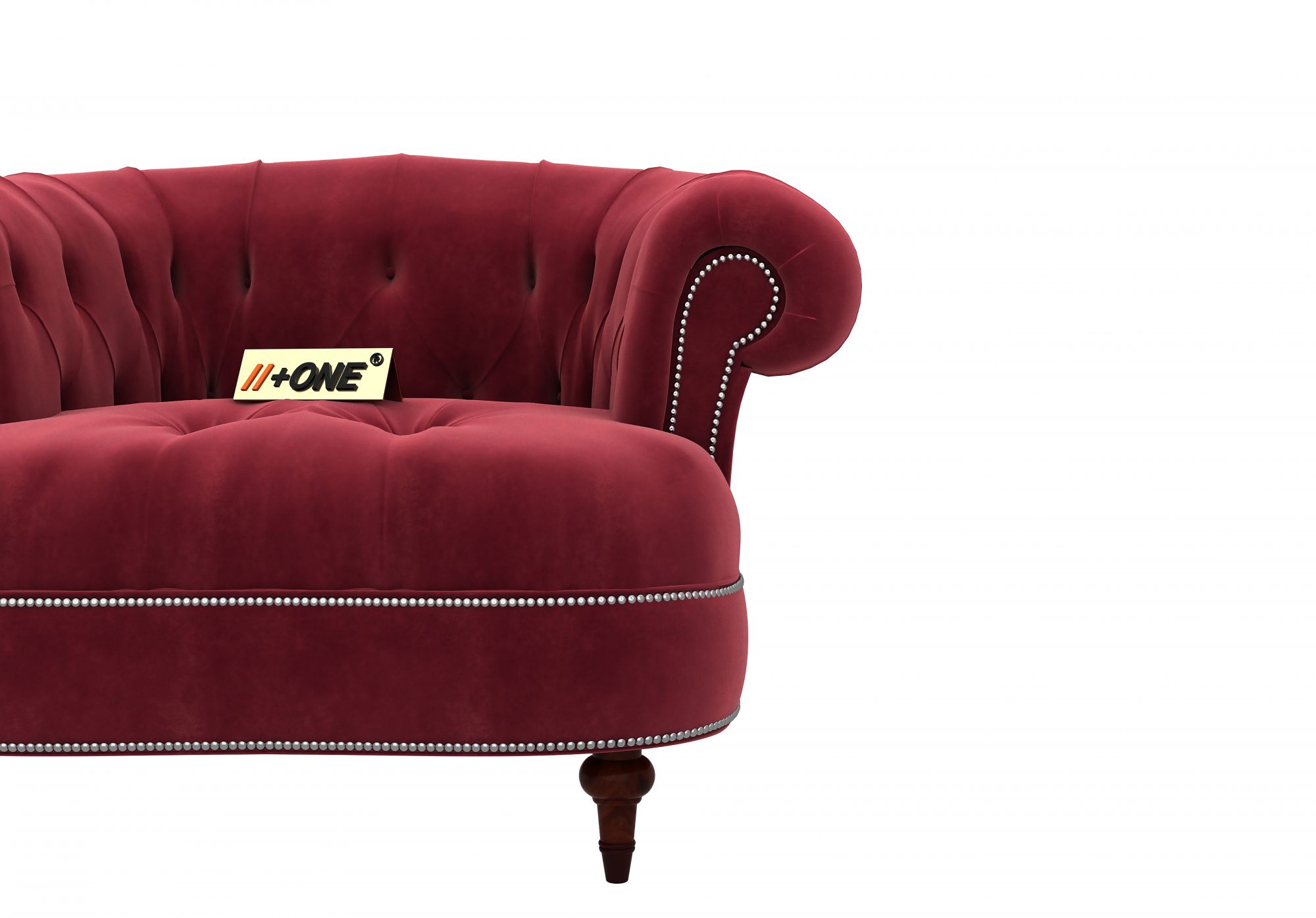 Duke Pomegranate 1 Seater Sofa