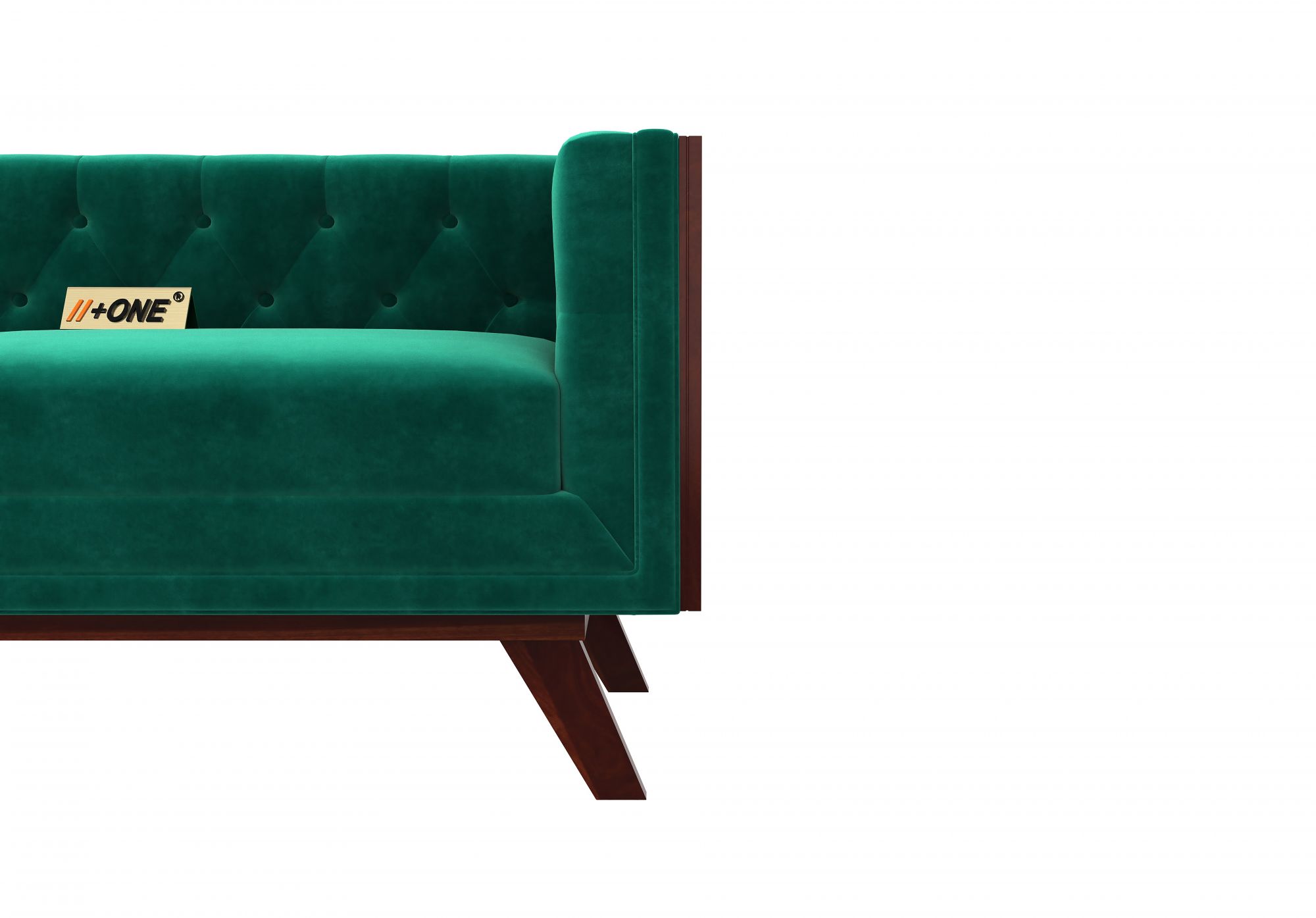 Syros Emerald Green 3 Seater Sofa