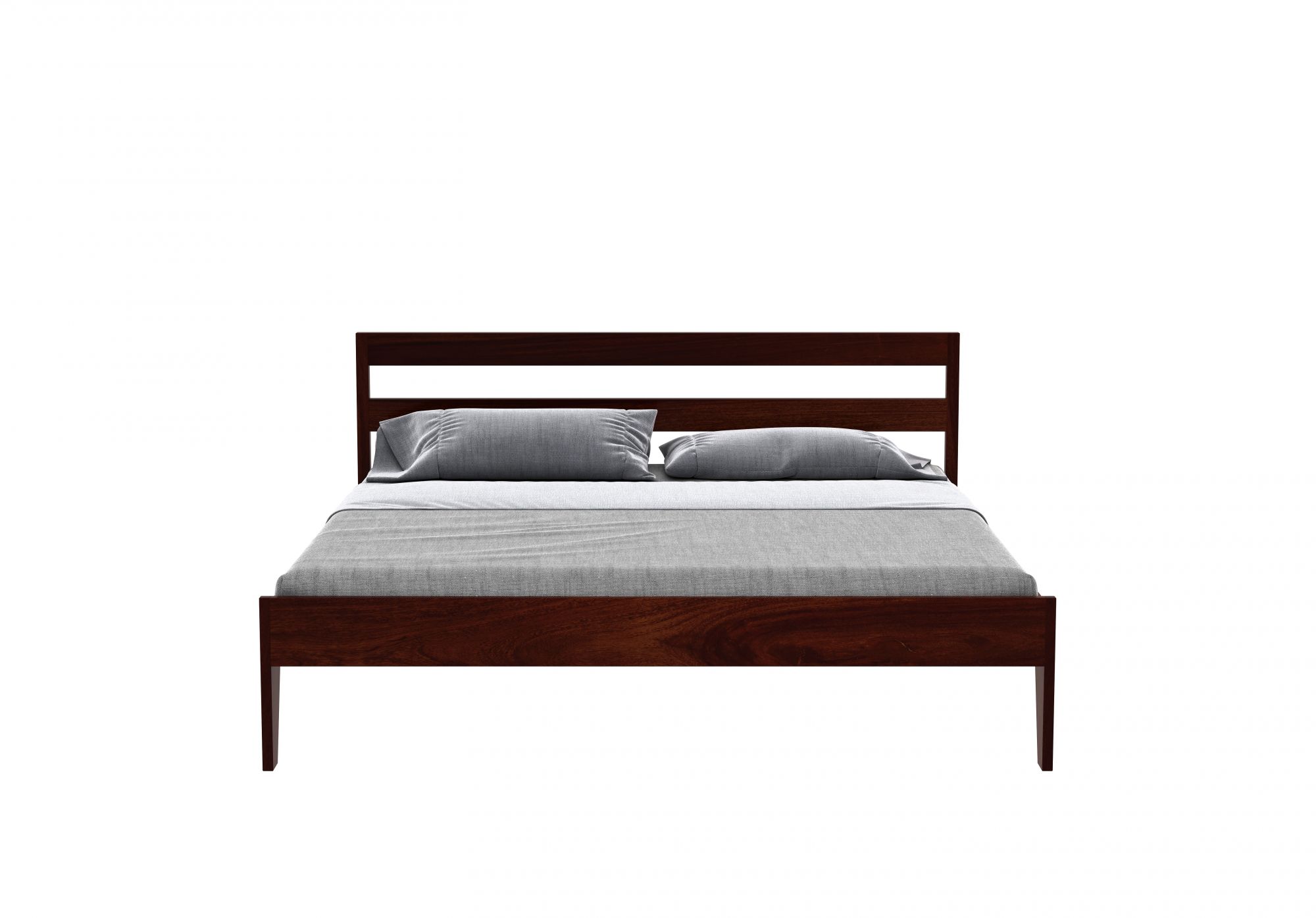 Seoul Wooden Bed Without Storage