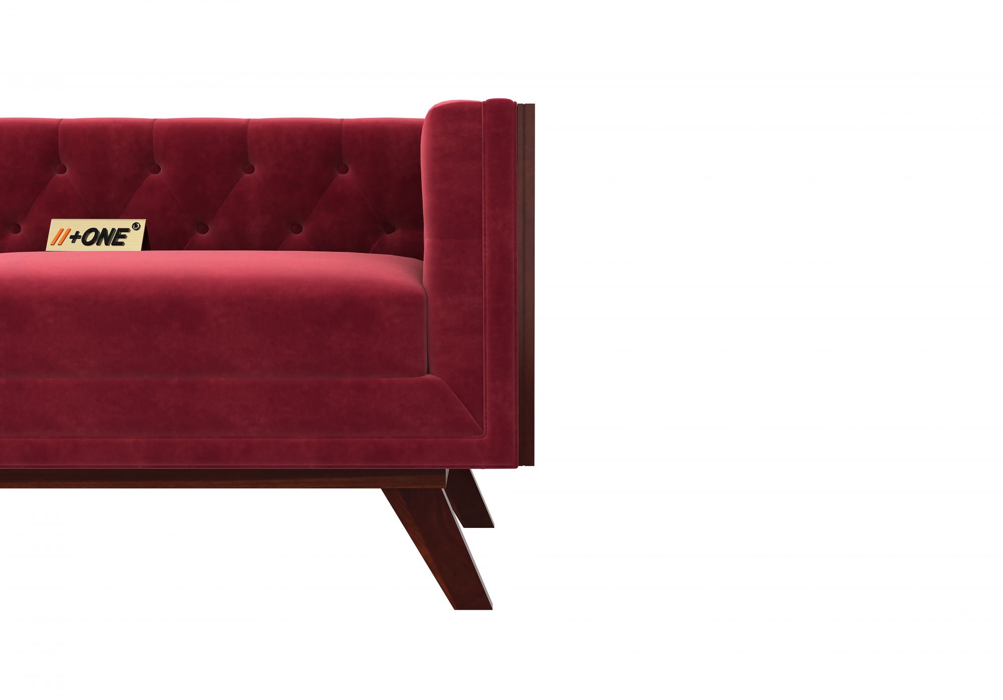 Syros Pomegranate 3 Seater Sofa
