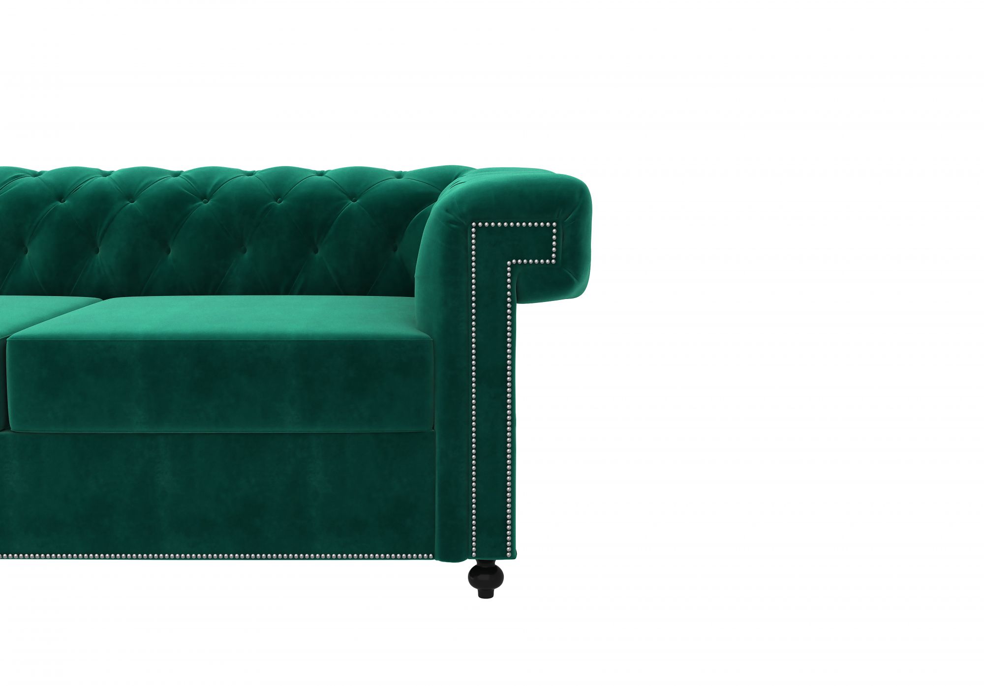 Octa Emerald Green 3 Seater Sofa