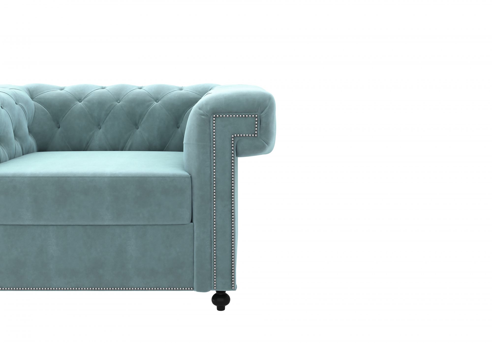 Octa Dusk Blue 1 Seater Sofa