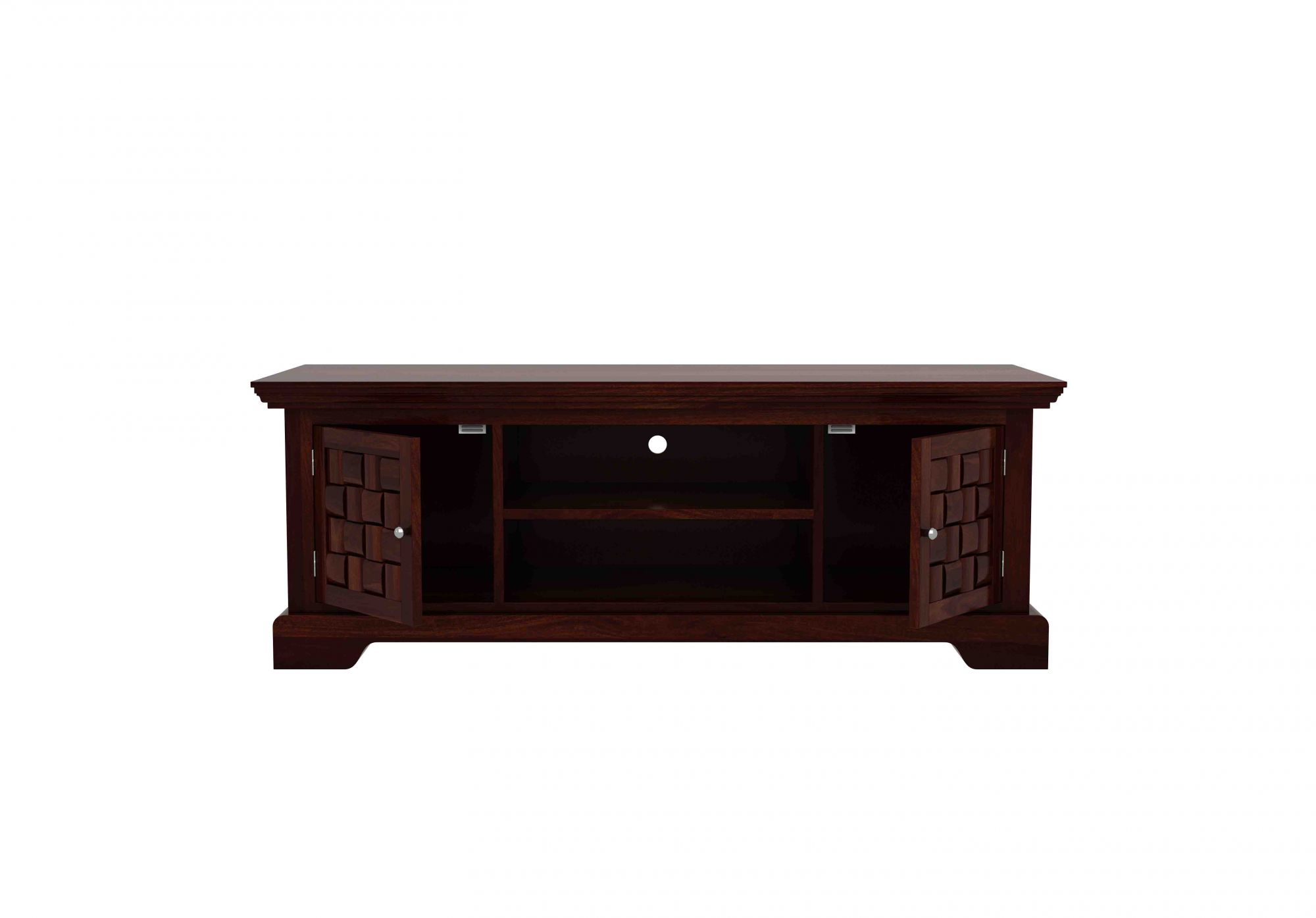 Flamingo Sheesham Wood TV Unit Walnut finish