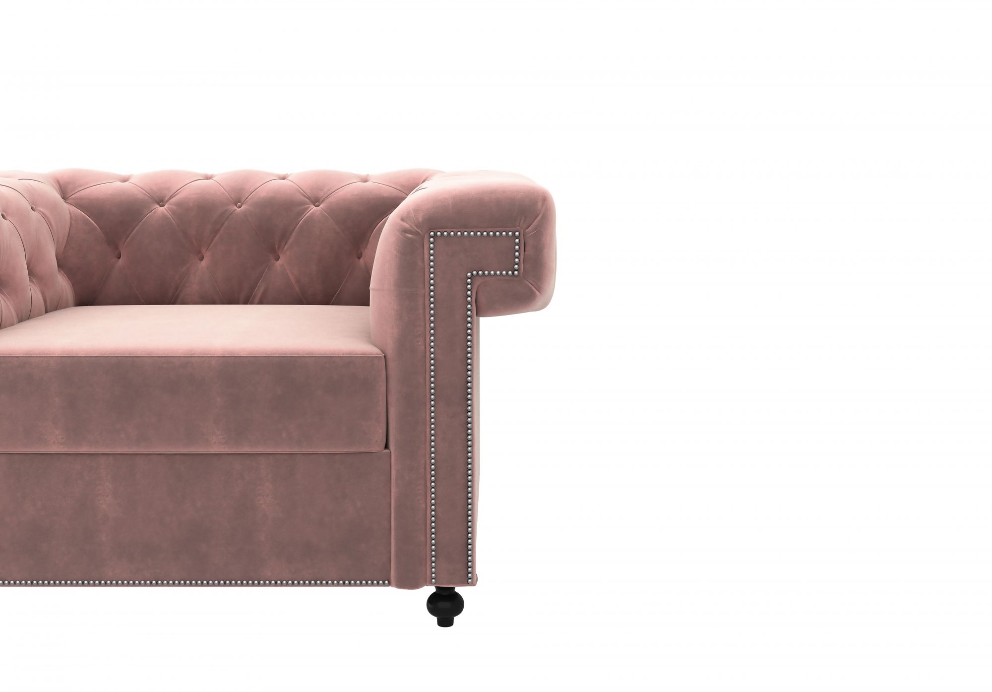 Octa Rose Dust 1 Seater Sofa