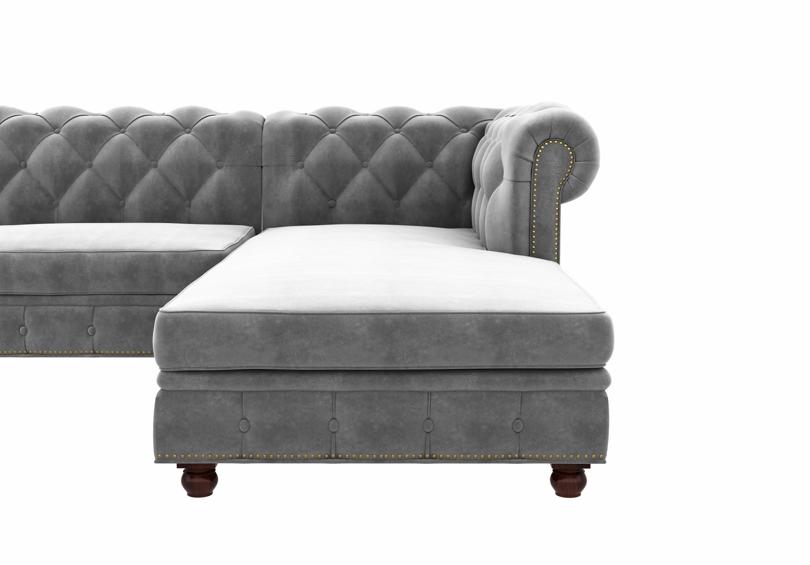 Windsor Grey L Shape Sofa Set
