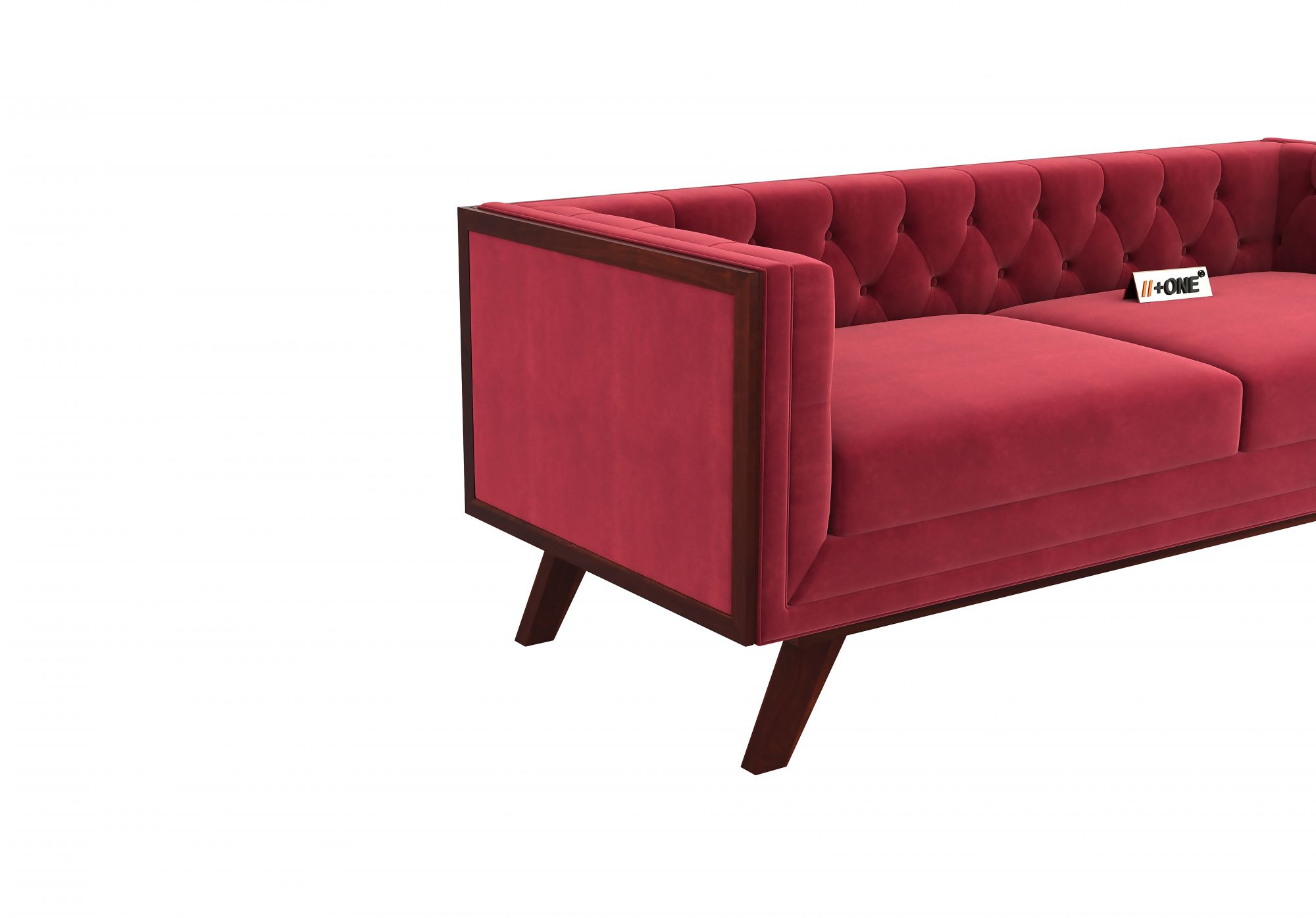 Syros Pomegranate 3 Seater Sofa