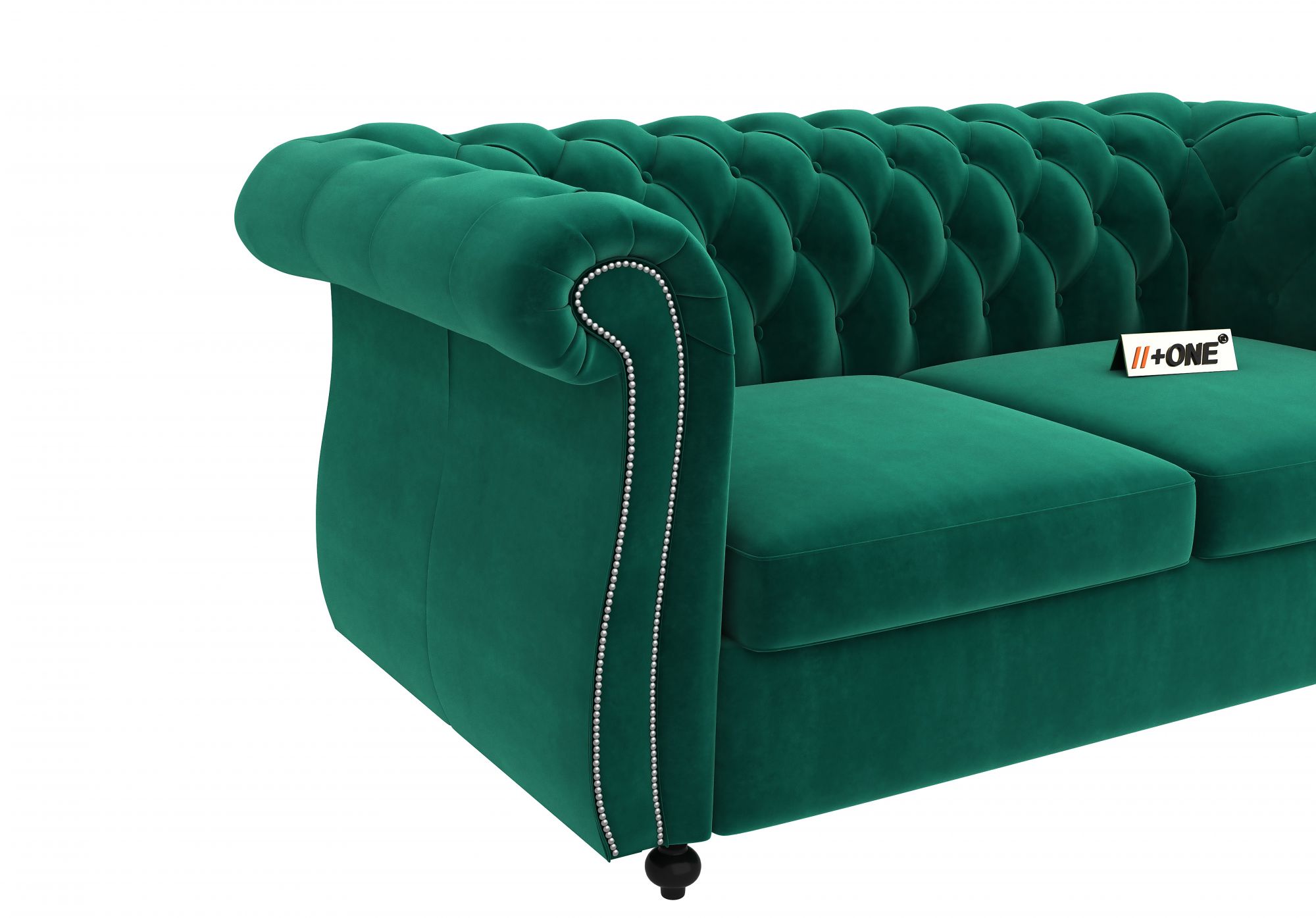 Lord Emerald Green 2 Seater Sofa