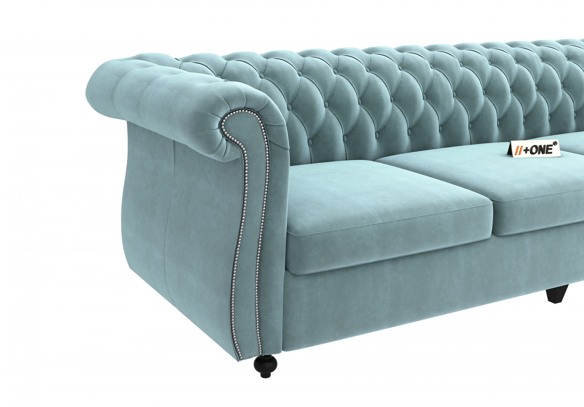 Lord Dusk Blue 3 Seater Sofa
