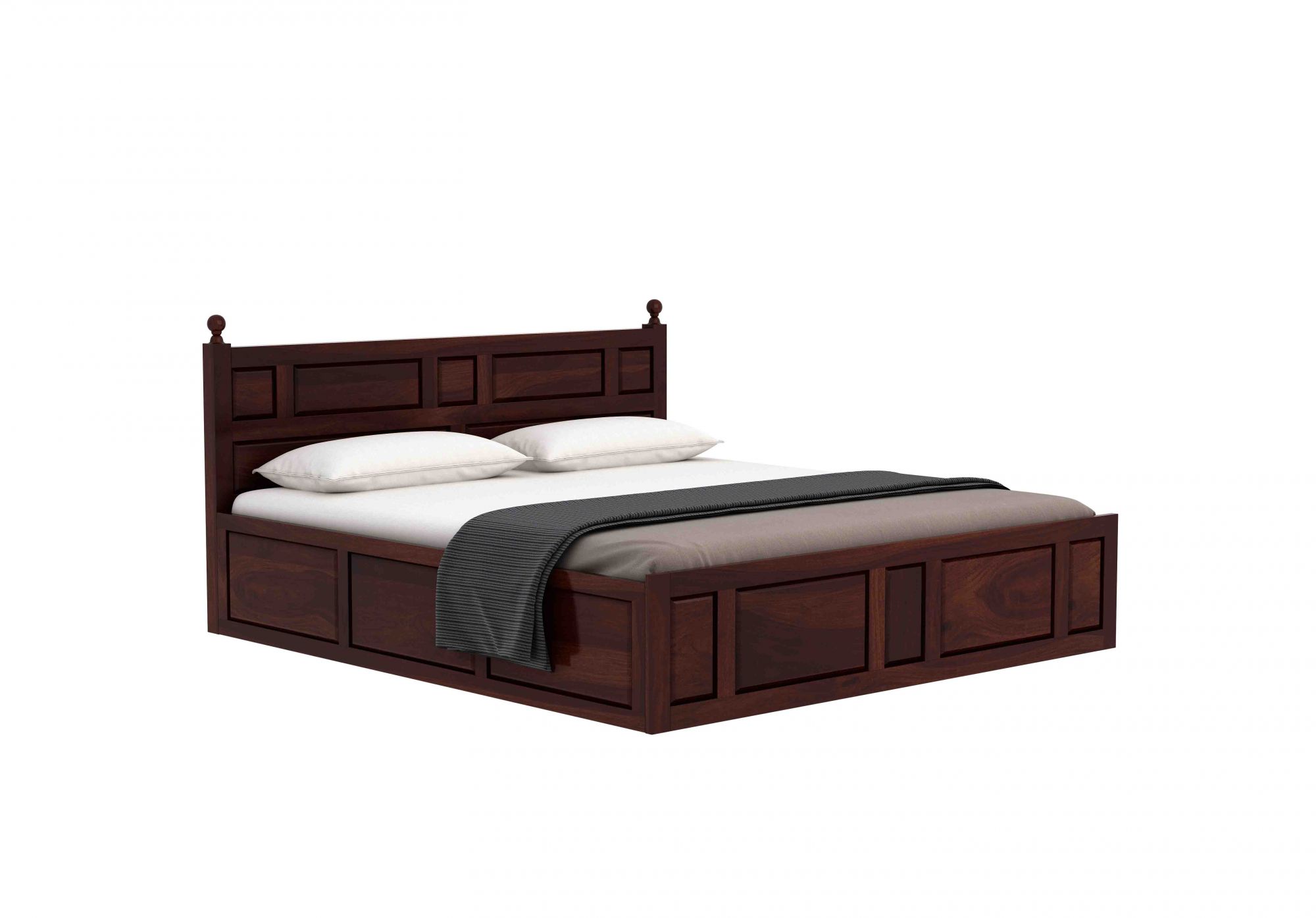 Imperial Sheesham Wood Bed With Box Storage