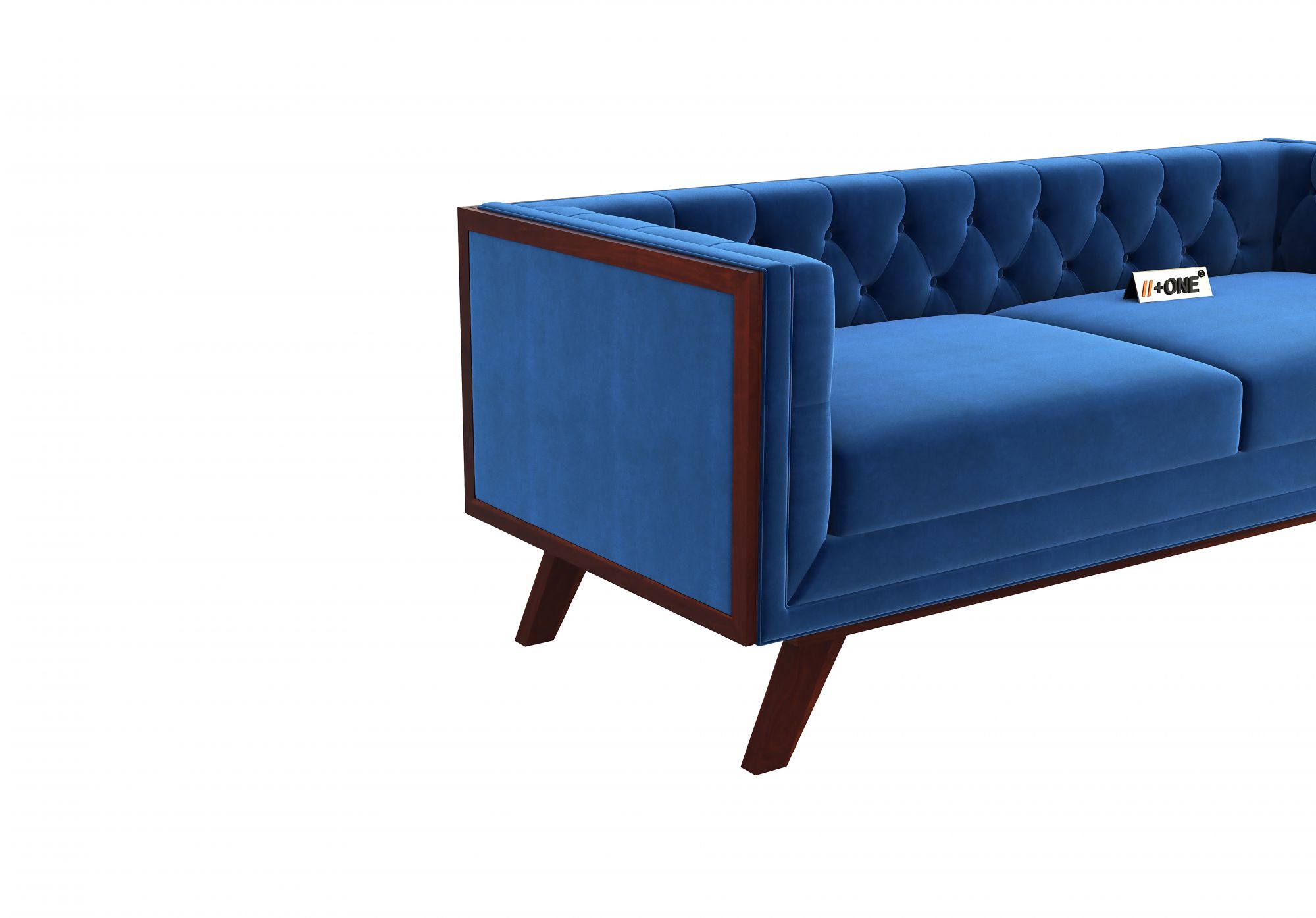 Syros Indigo Blue 3 Seater Sofa