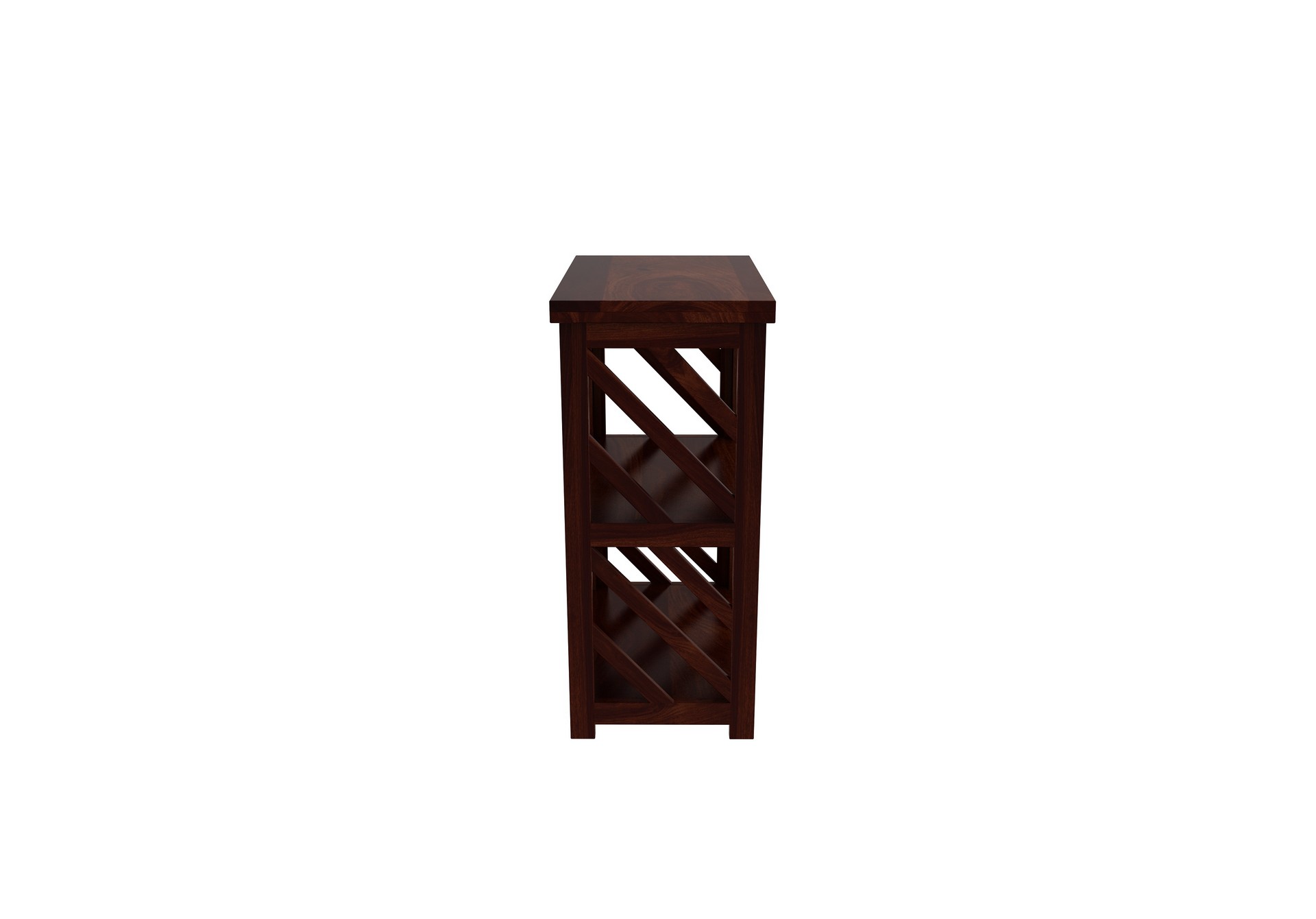 Saylor Sheesham Wood Bookshelf Teak finish