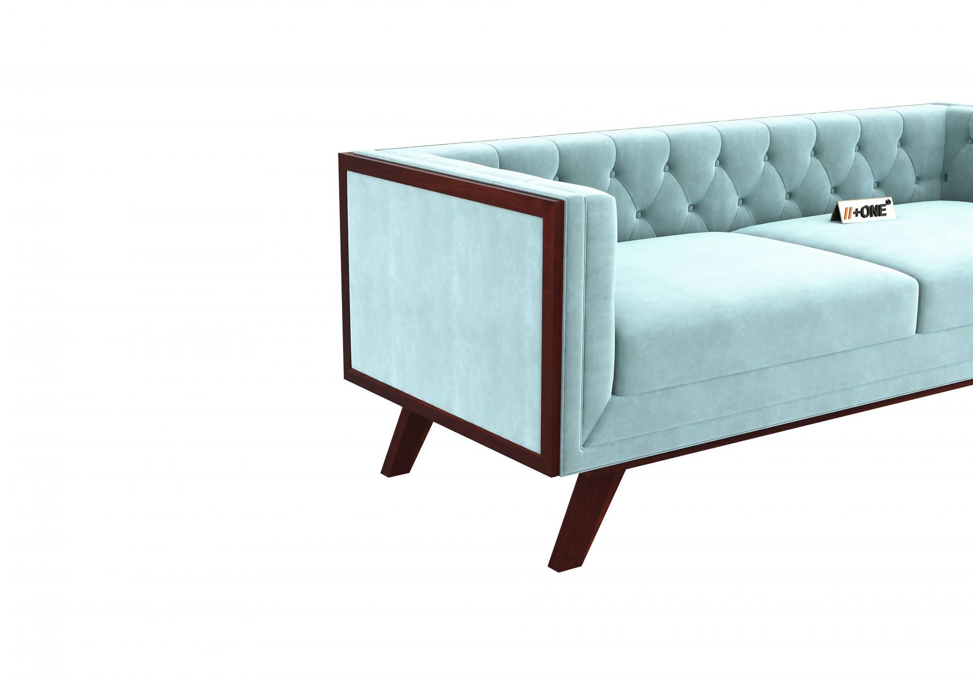 Syros Dusk Blue 3 Seater Sofa