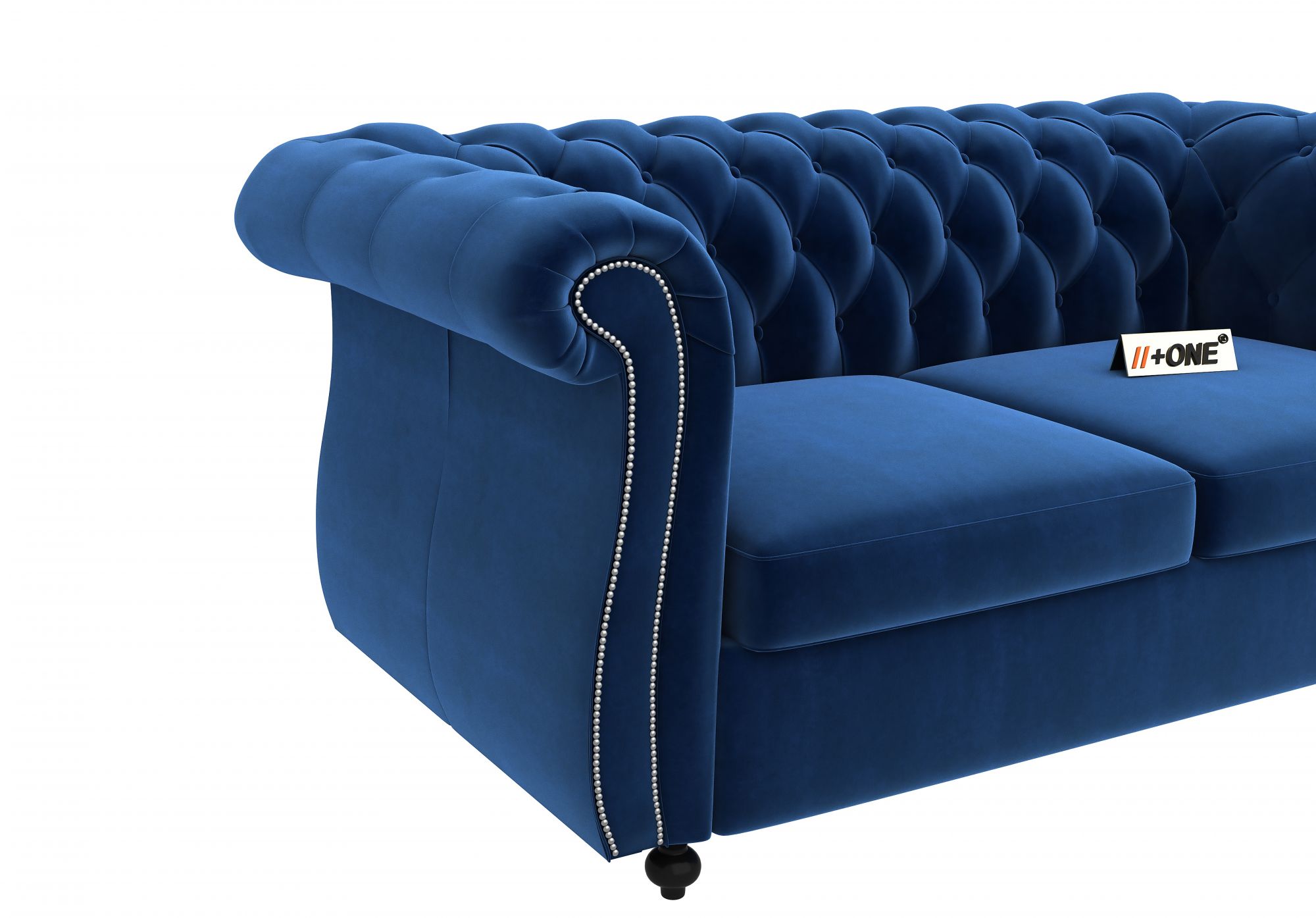 Lord Indigo Blue 2 Seater Sofa