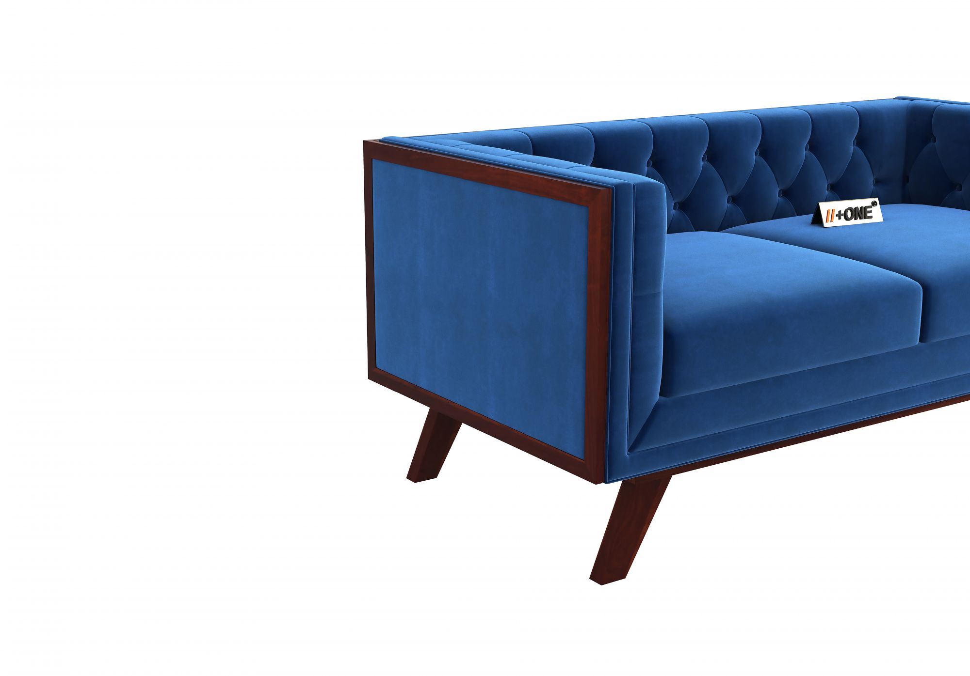Syros Indigo Blue 2 Seater Sofa