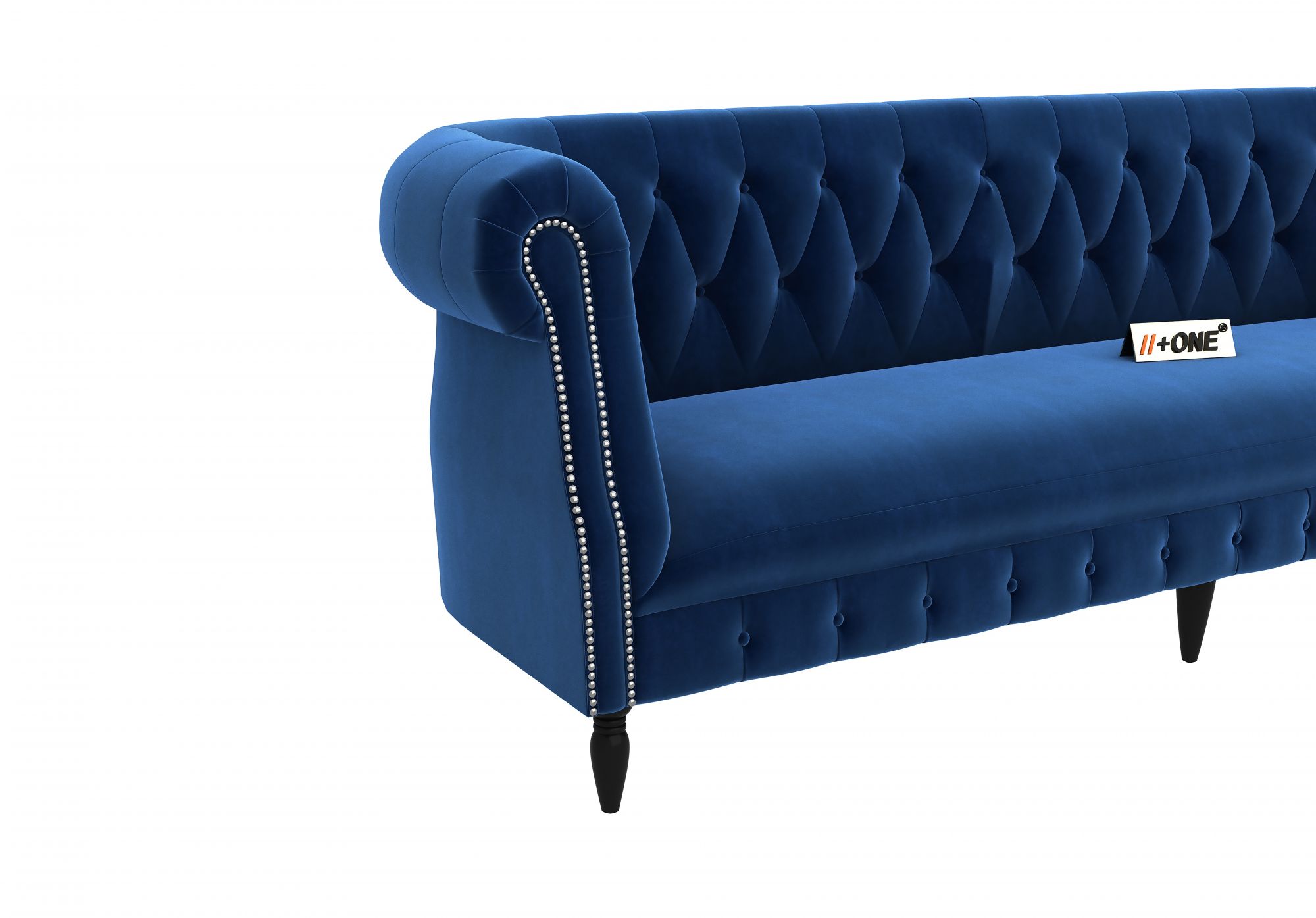 Baron Indigo Blue 3 Seater Sofa