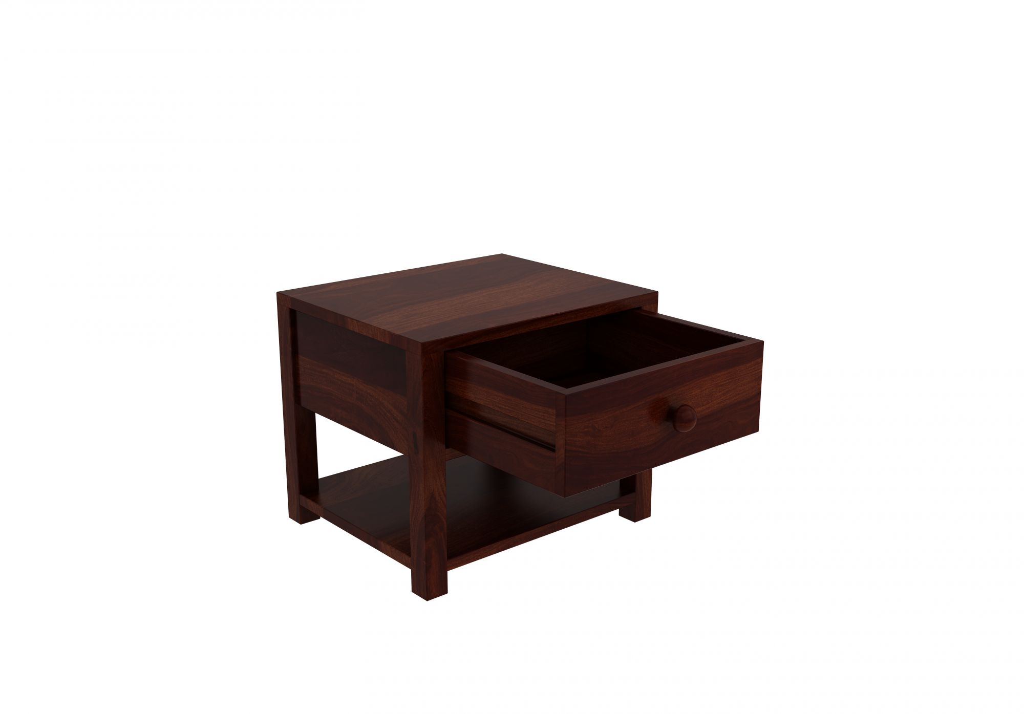 Aklo Wooden Bed Side Table