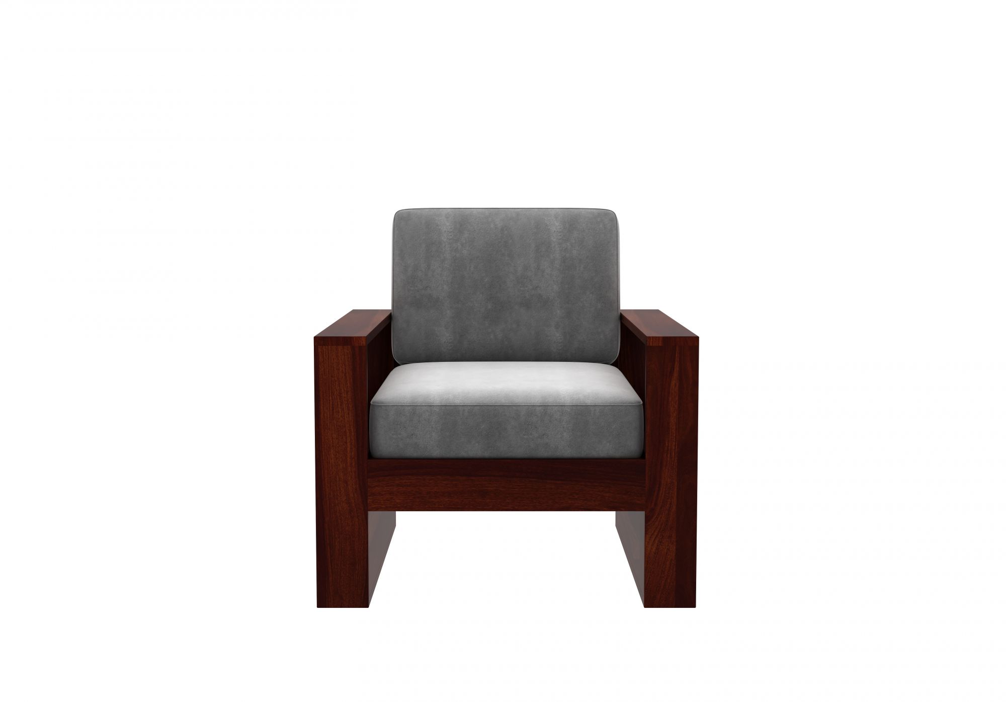 Picton Grey Wooden Sofa Set 5 Seater