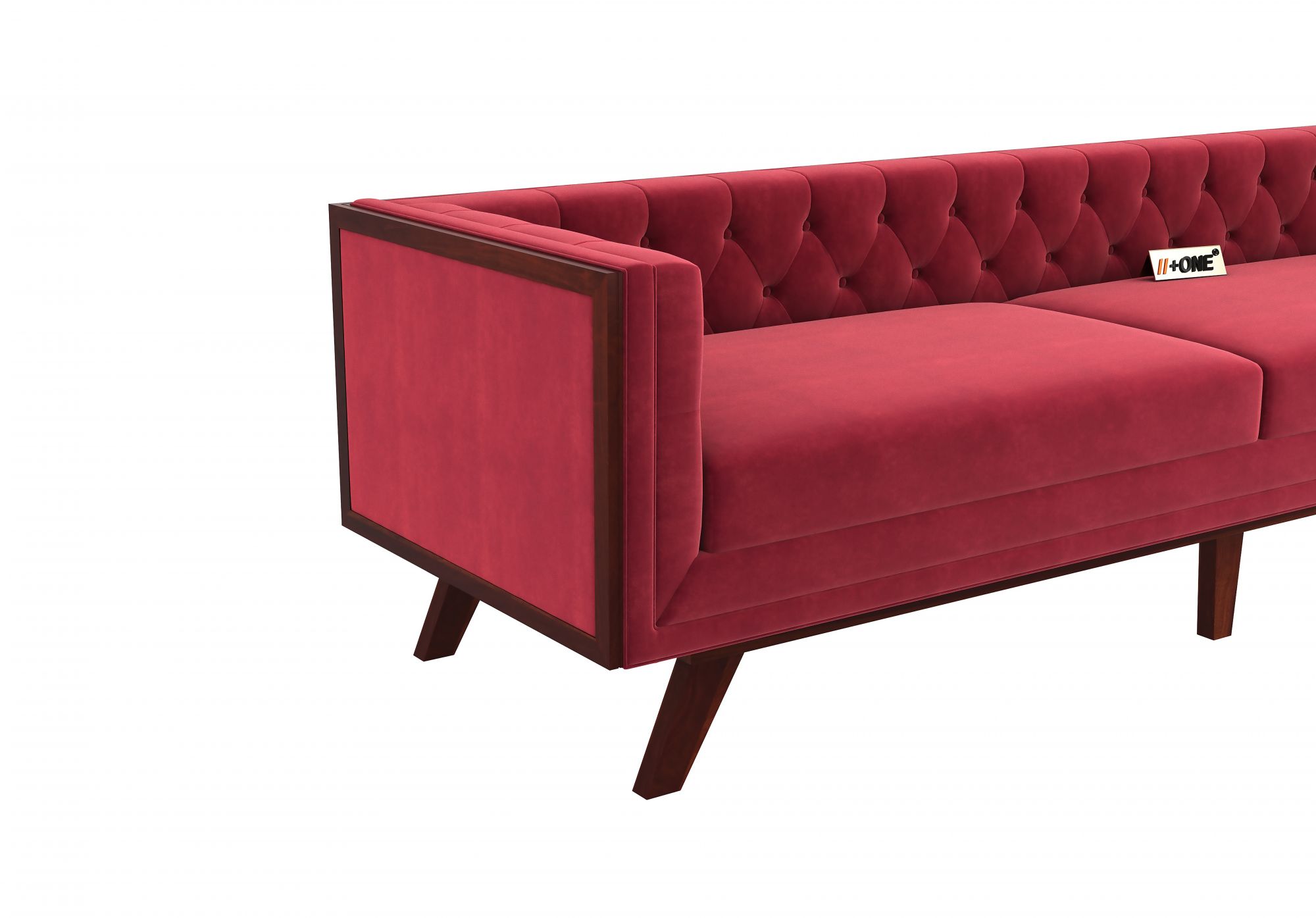 Syros Pomegranate 4 Seater Sofa