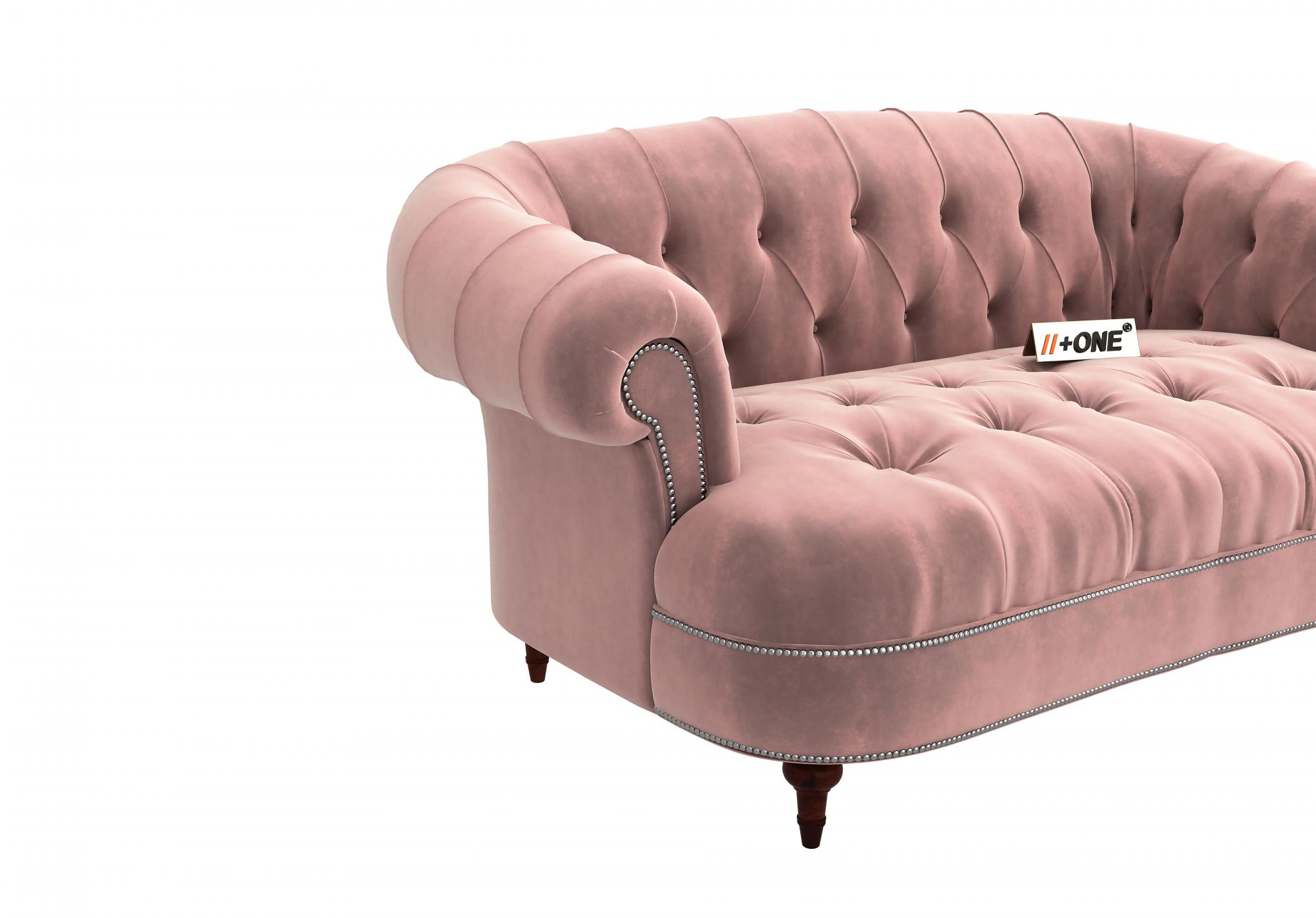 Duke Rose Dust 2 Seater Sofa