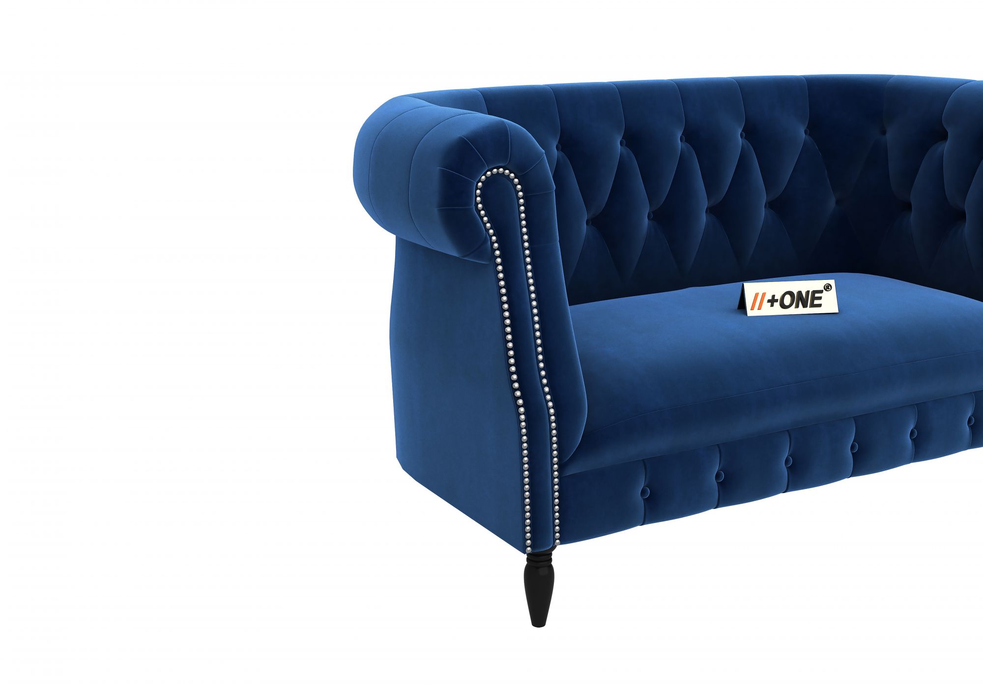 Baron Indigo Blue 2 Seater Sofa