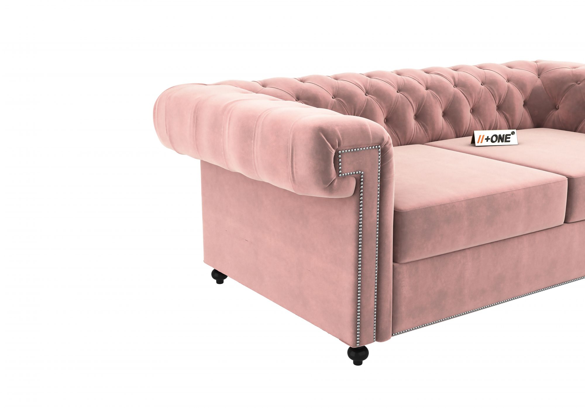 Octa Rose Dust 2 Seater Sofa