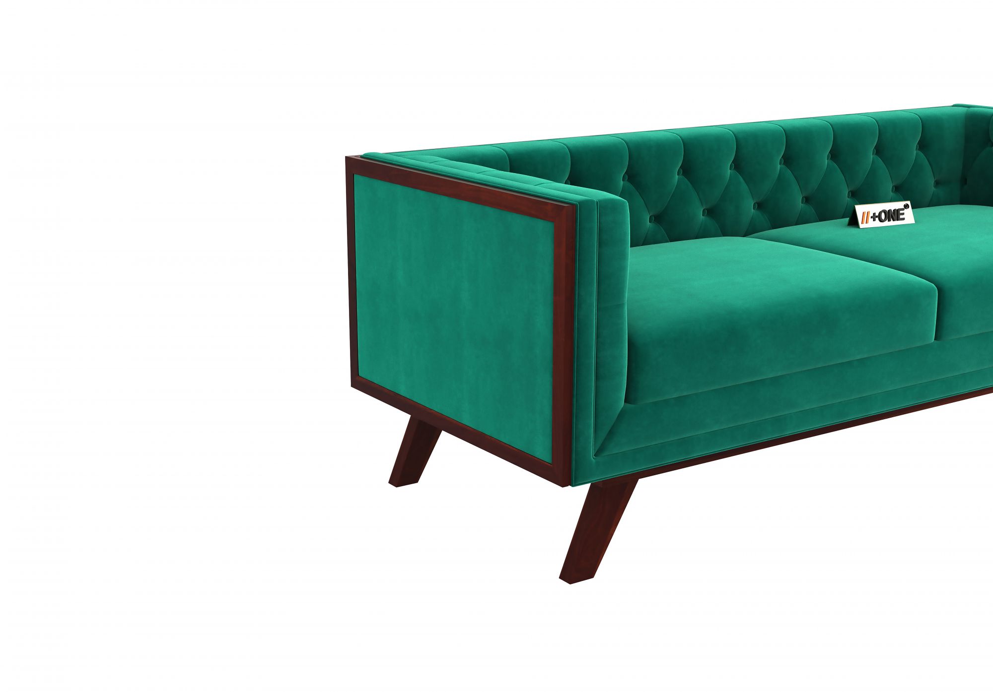 Syros Emerald Green 3 Seater Sofa